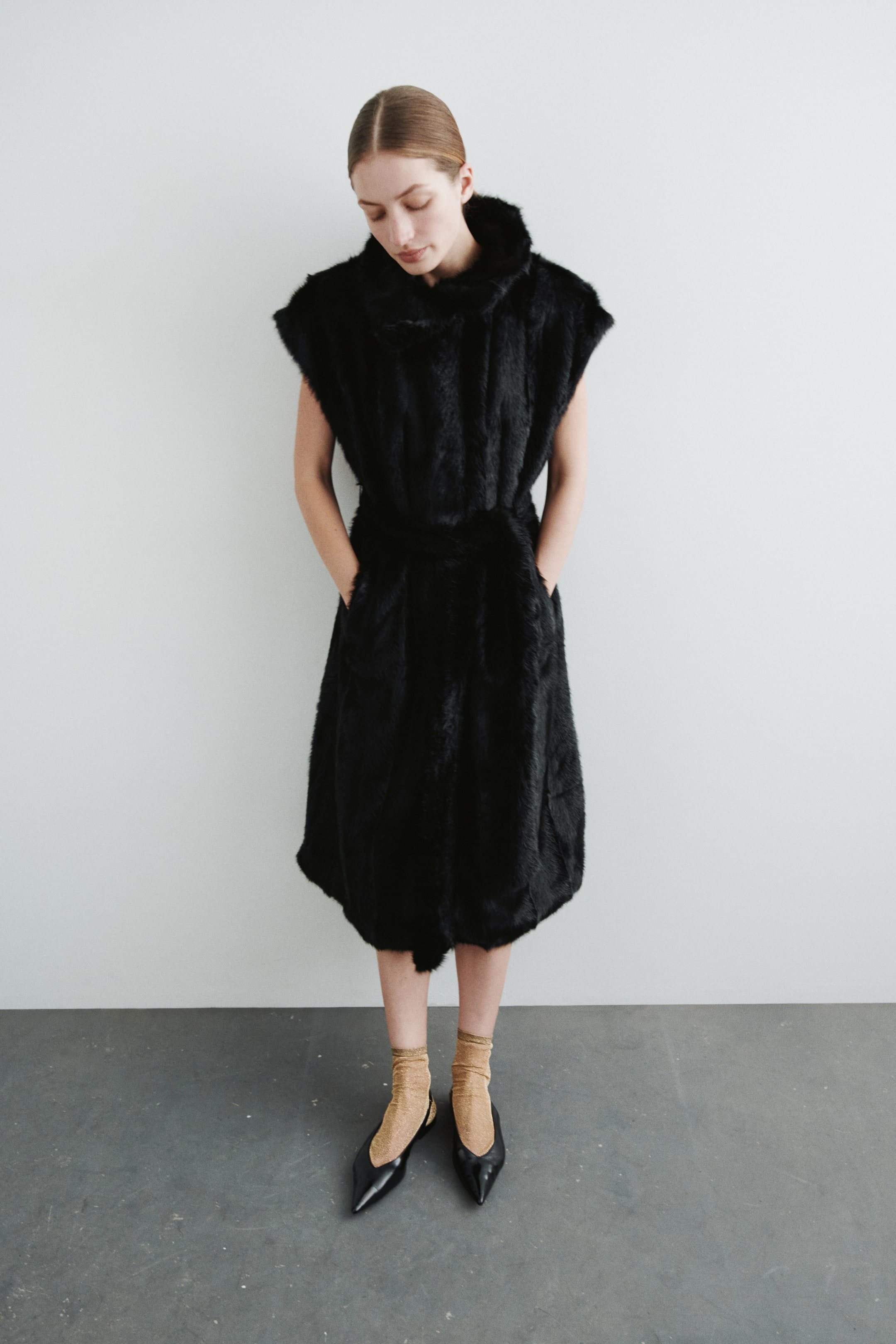 Zobacz większy obraz: Prześwitujące brokatowe skarpety - Beżowy/Złocisty - ONA | H&M PL 2