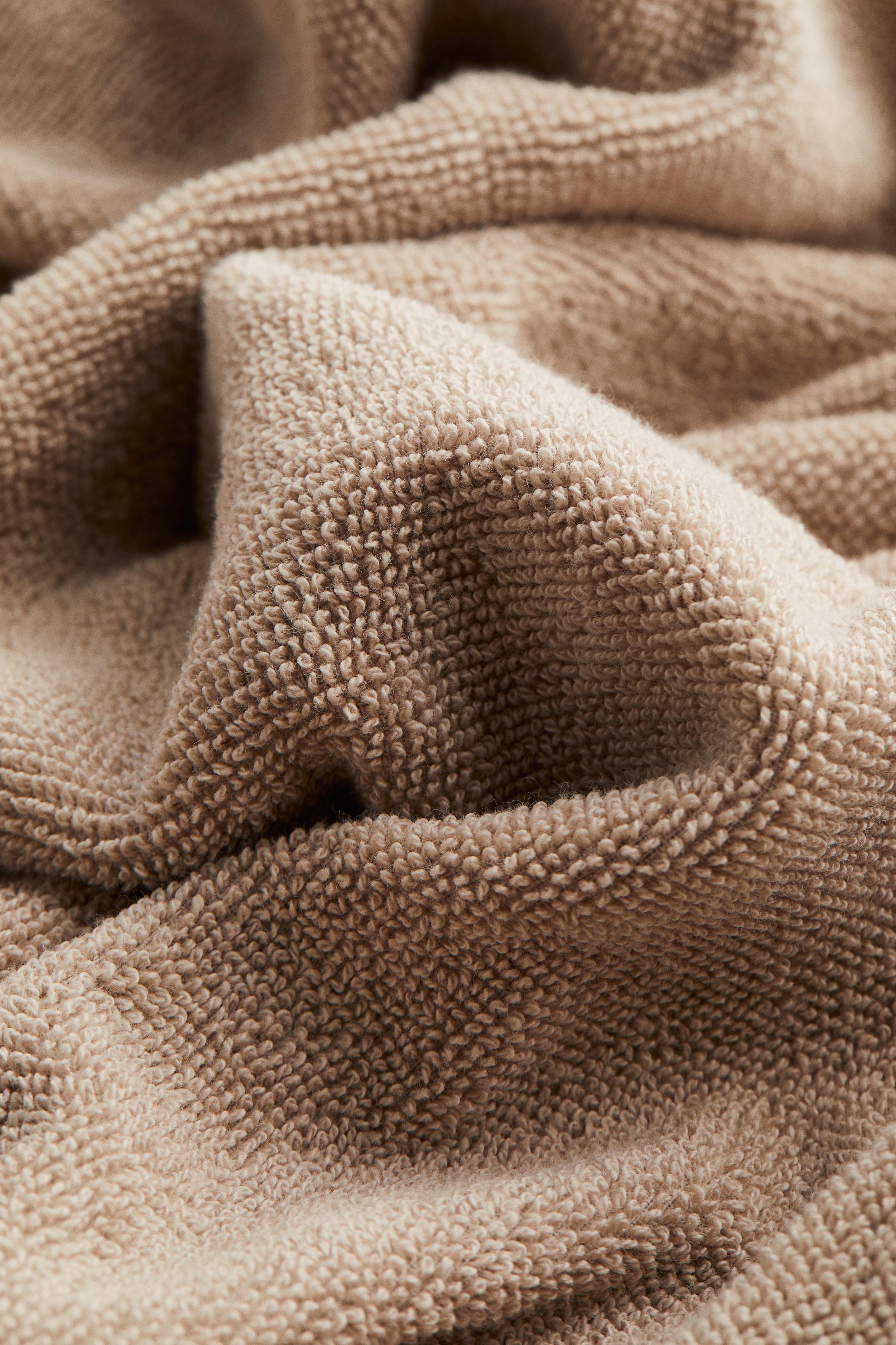 Cotton terry dressing gown