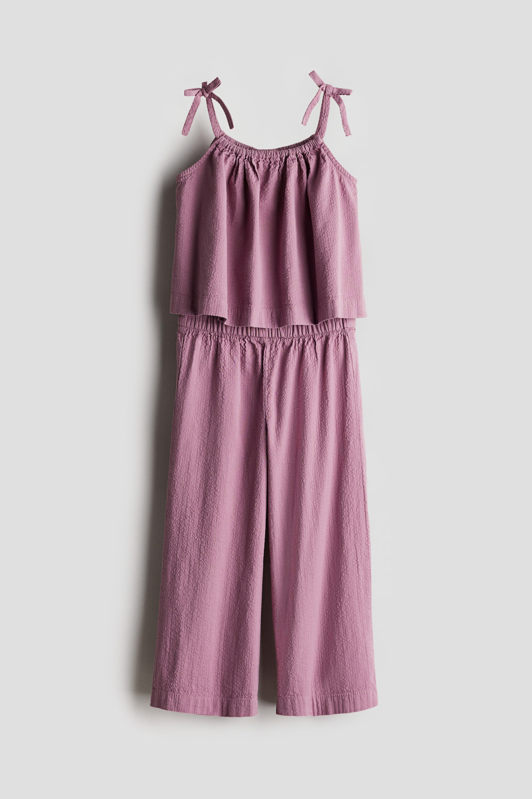 2-piece Top and Pants Set - Light mauve - Kids | H&M US