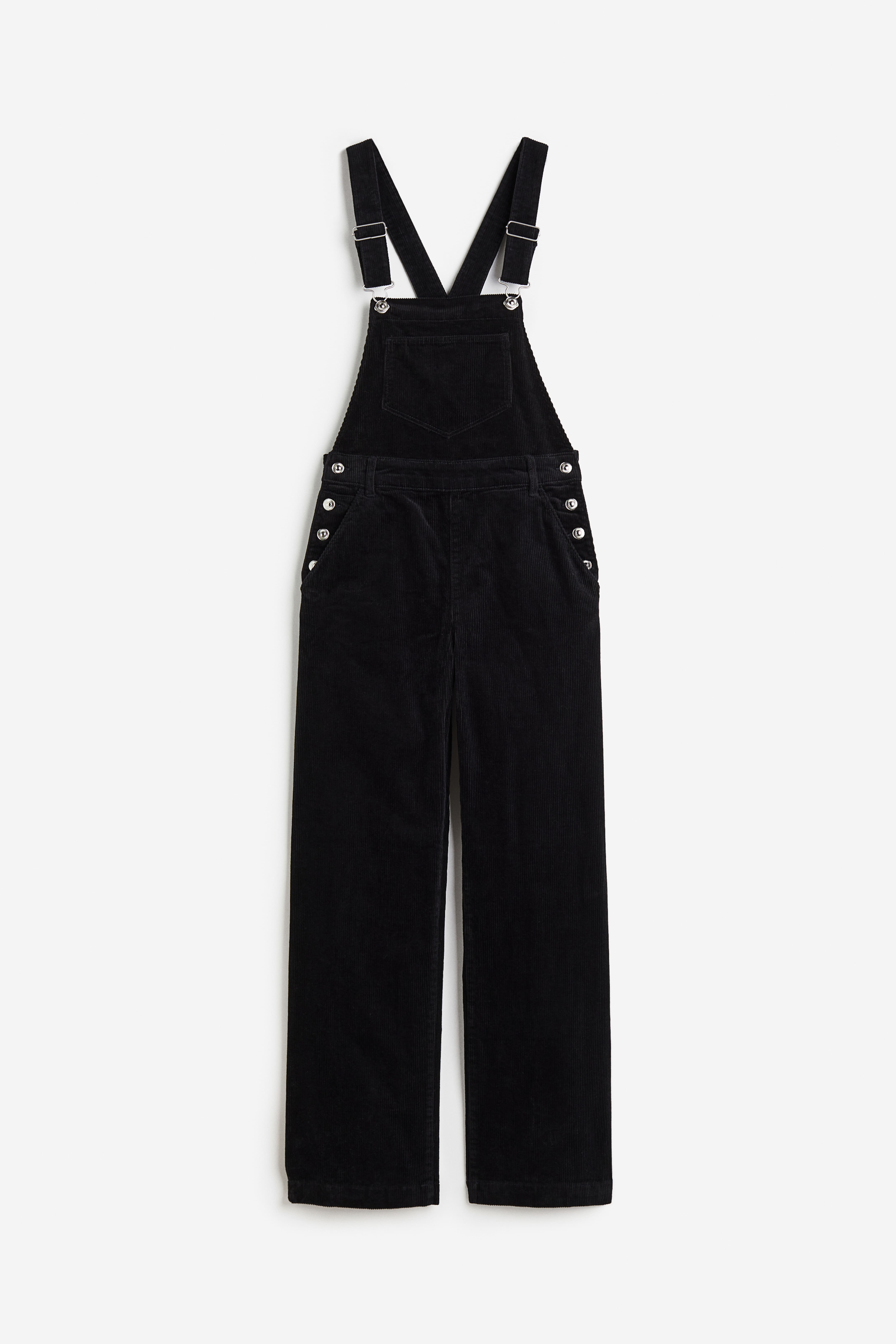 Cotton Corduroy Overalls Black Ladies H M CA