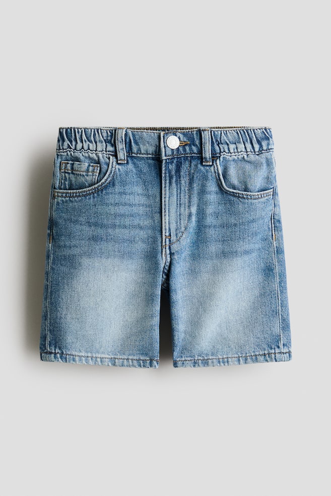 Denimshorts in Loose Fit - Helles Denimblau/Denimgrau/Helles Denimblau - 1
