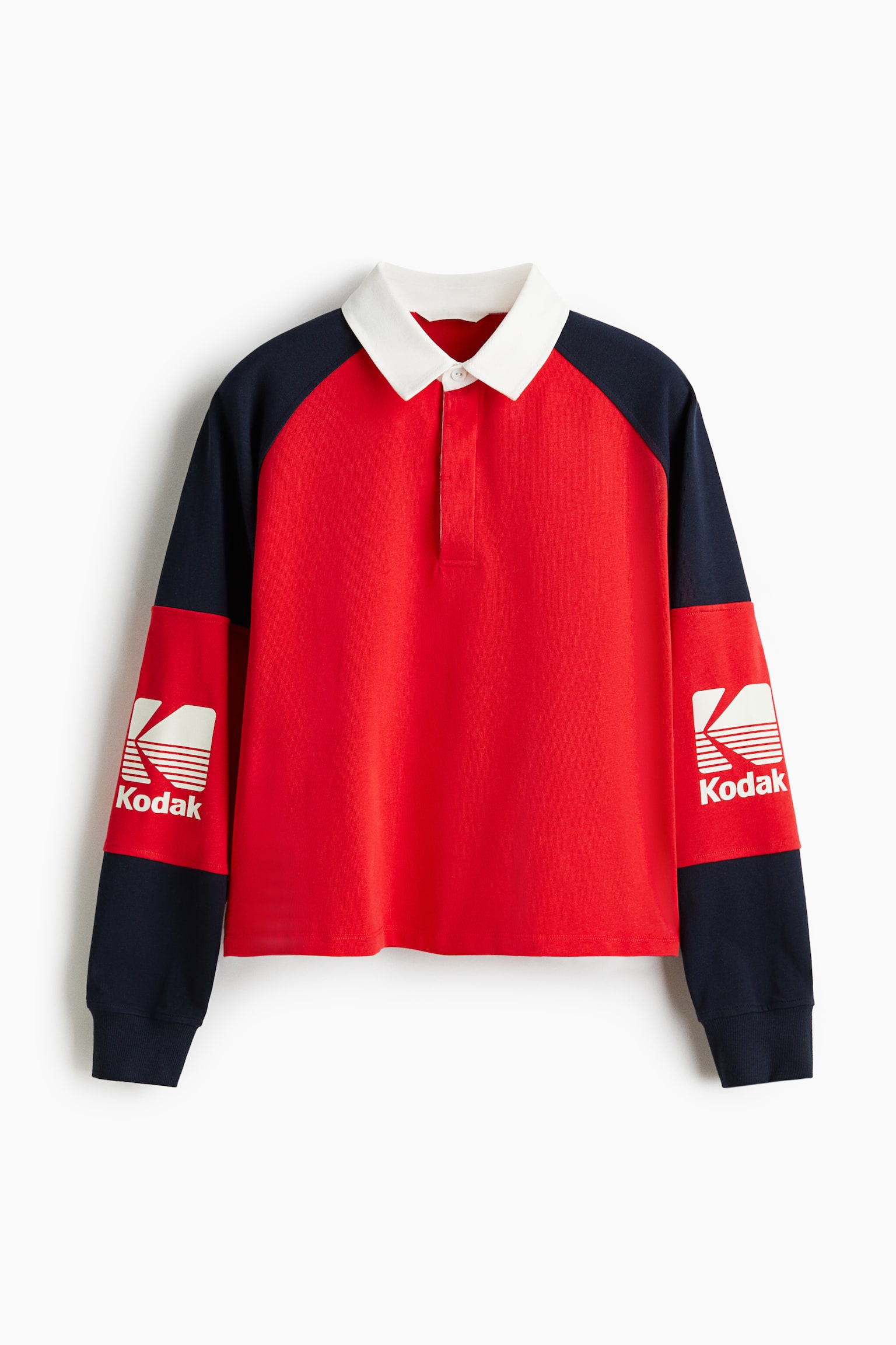 Áo polo cotton - Màu đỏ/Kodak - 1