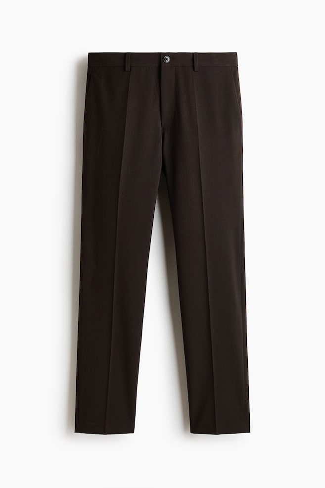 Slim-Fit Tailored Pants - Dark brown/Dark brown/Black/Light taupe/Dark blue/Dark gray/Beige/Gray/Navy blue - 1