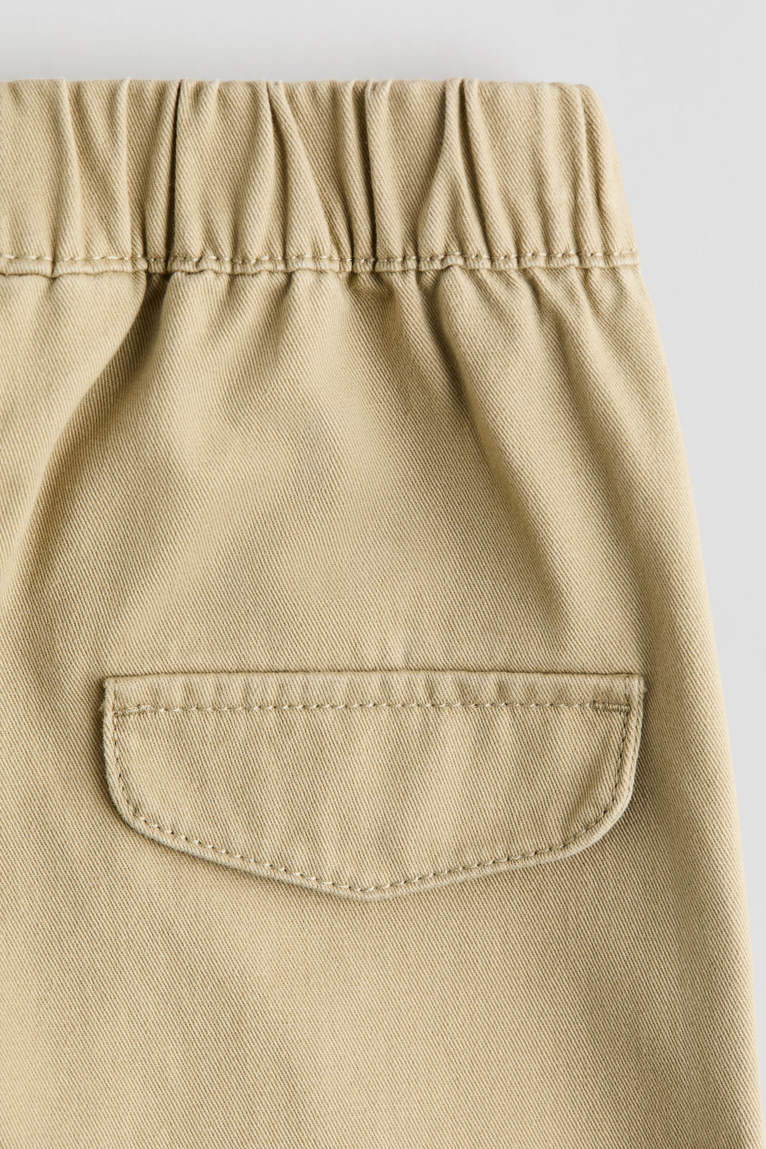 Cotton twill joggers - Beige/Black/Dark grey - 7