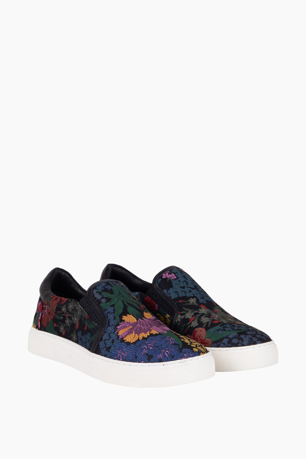 Erdem X H&M Floral Slip On Leather Shoes Erdem X H&M Floral Combat Boots UK6/EU39 - Etsy main image 2