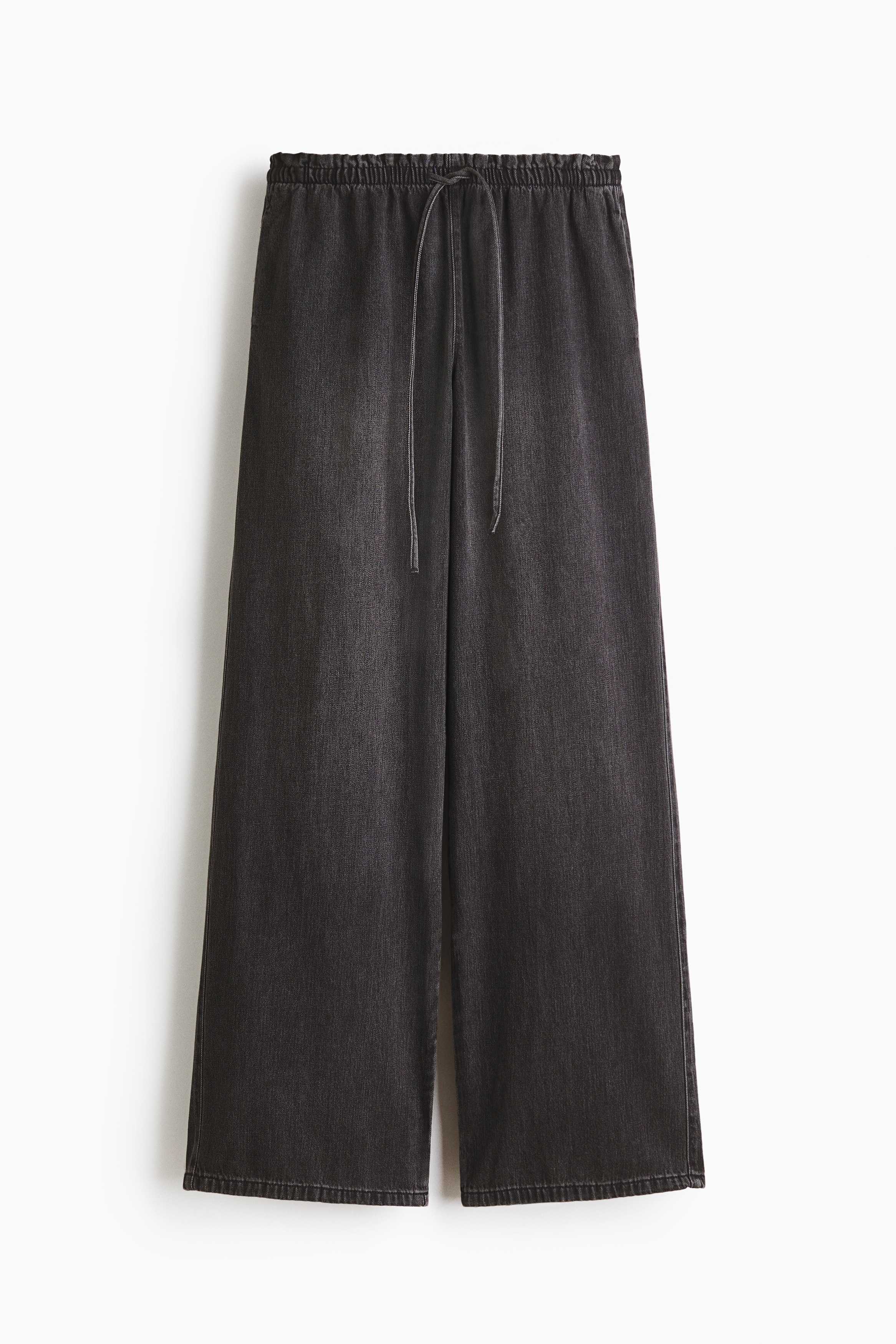 Pantalon en denim avec taille élastique