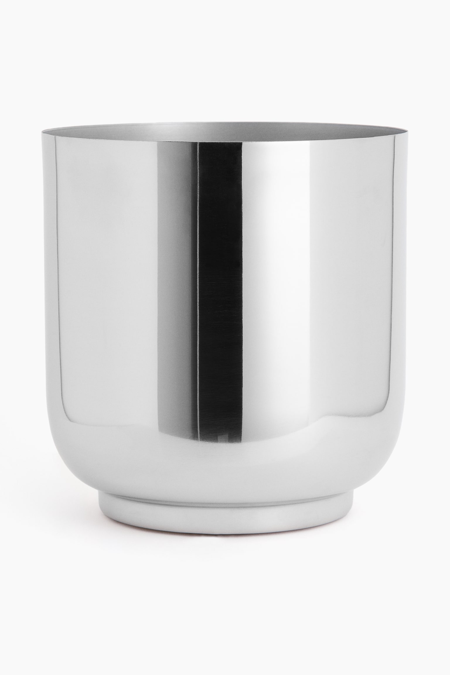 Stainless steel plant pot - Silver-coloured - 1