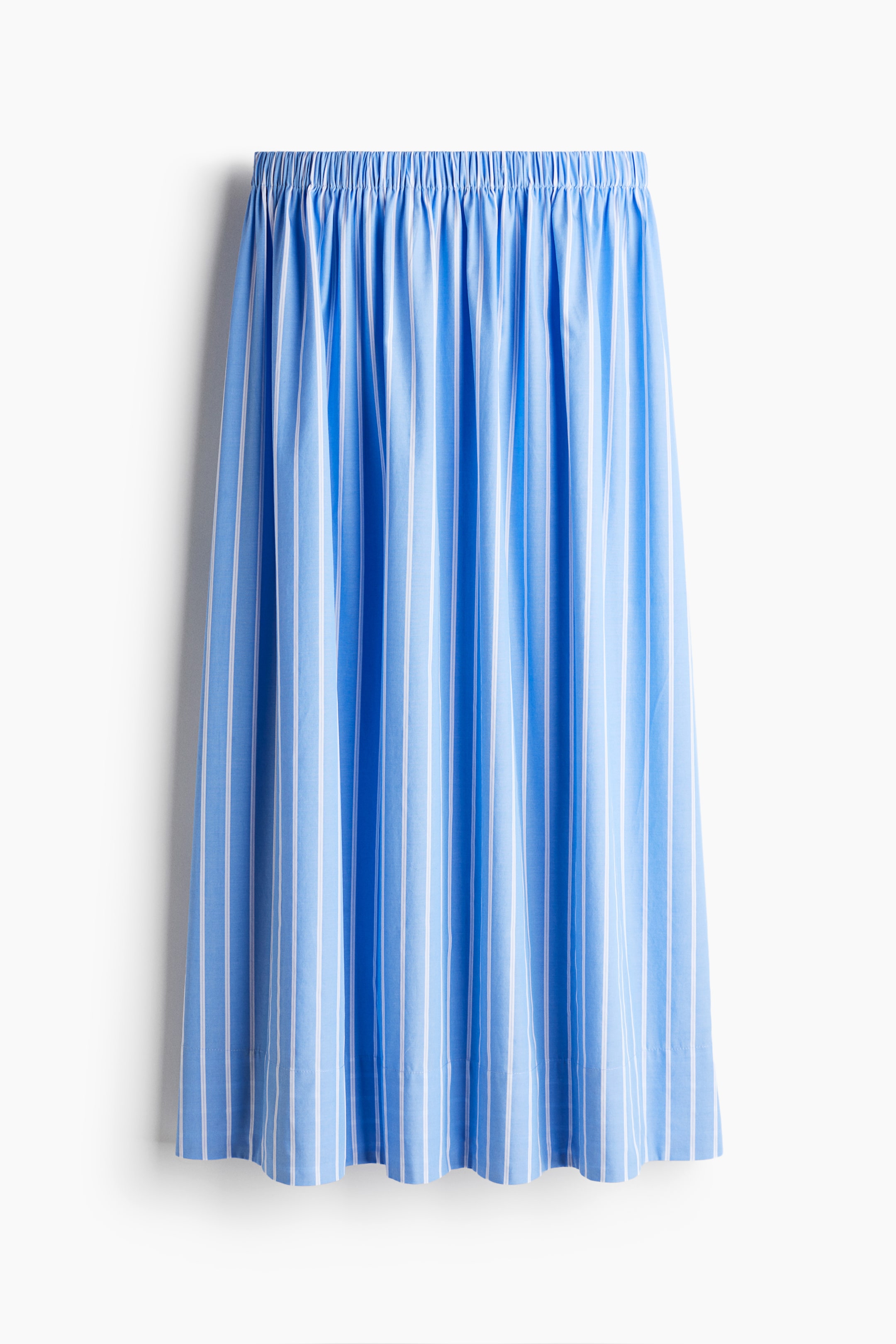 Cotton midi skirt