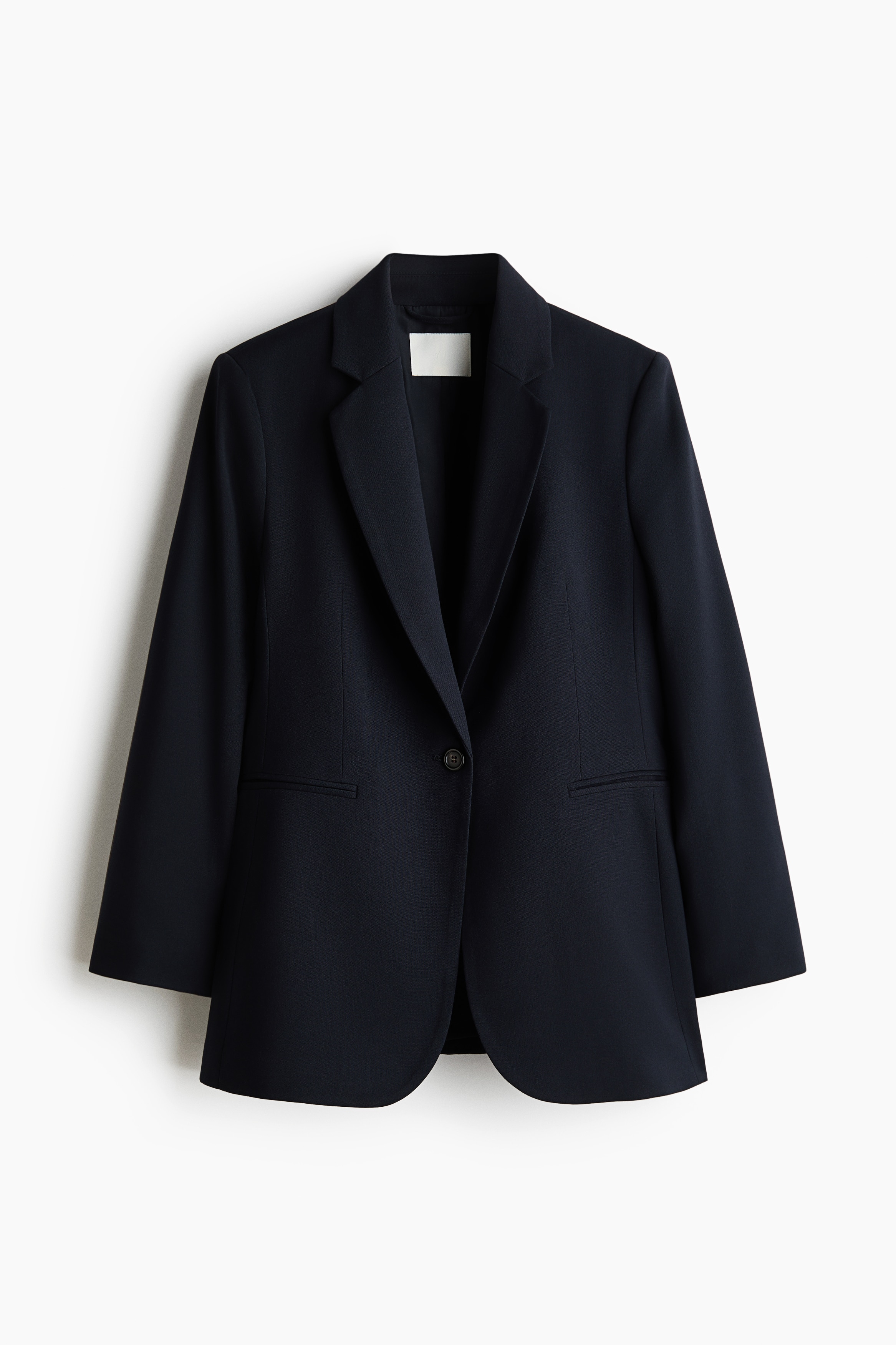 Single-breasted blazer - Navy blue/Red