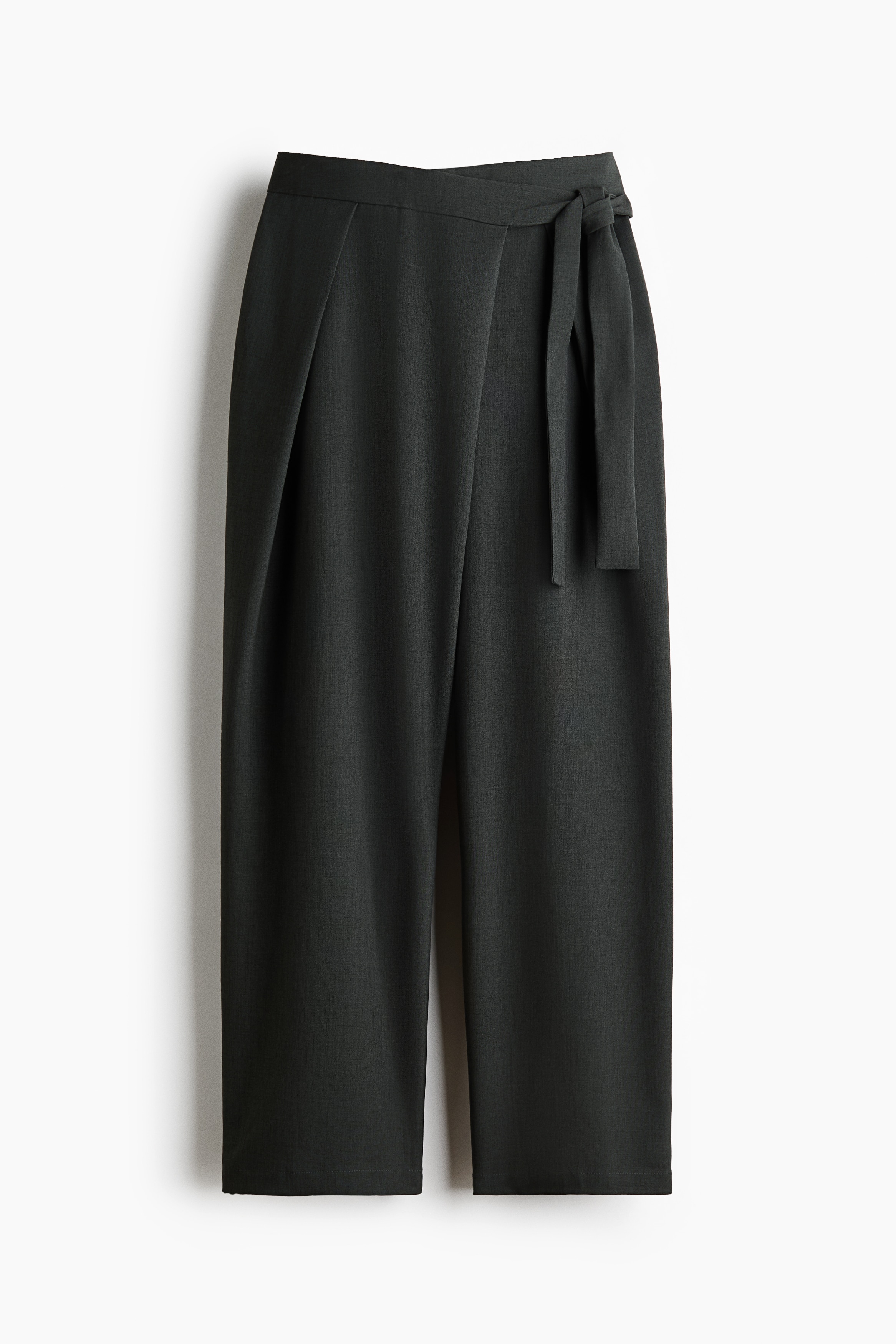 Wrap-detail trousersModel
