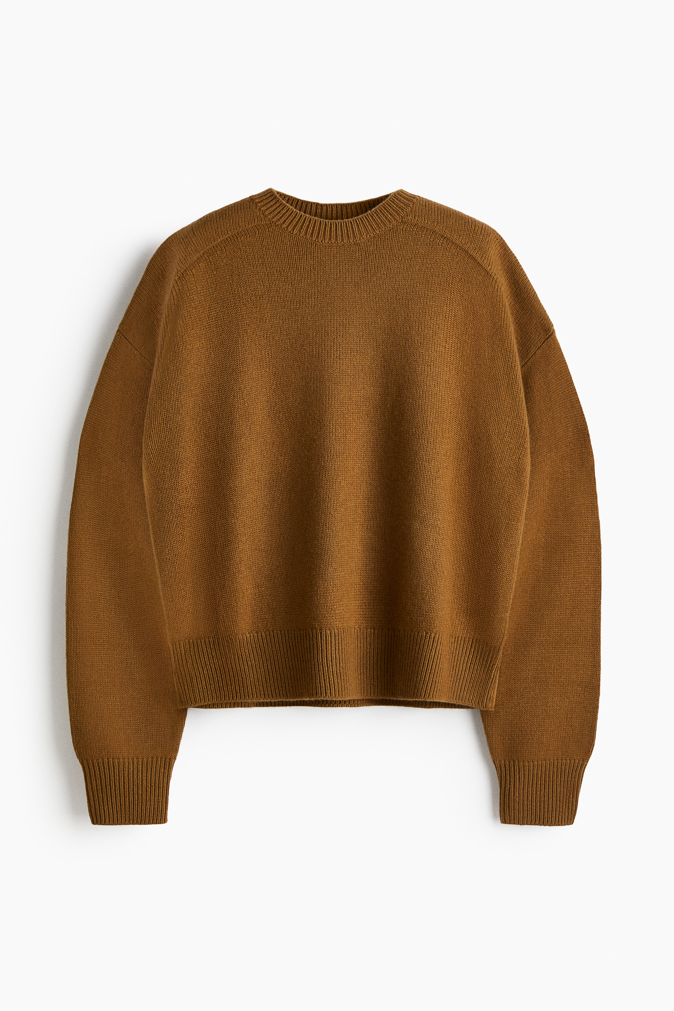 Cashmere-blend jumper - Brown/Black