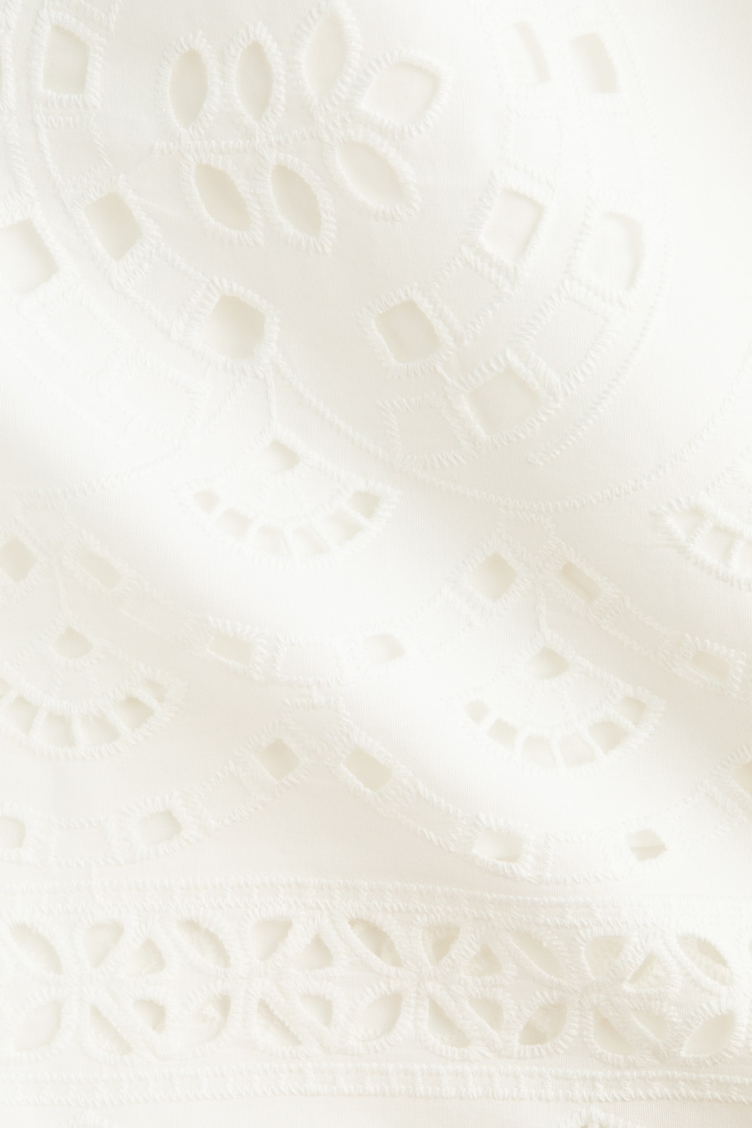 Женские шорты H&M Eyelet-Embroidered, цвет: Белый — фото 5