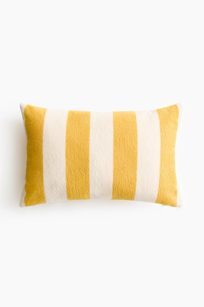 Strandkissen aus Frottee - Gelb/Gestreift/Beige/Gestreift/Blau/Gestreift/Weiß/Dunkelbraun gestreift/Orange/Gestreift - 1