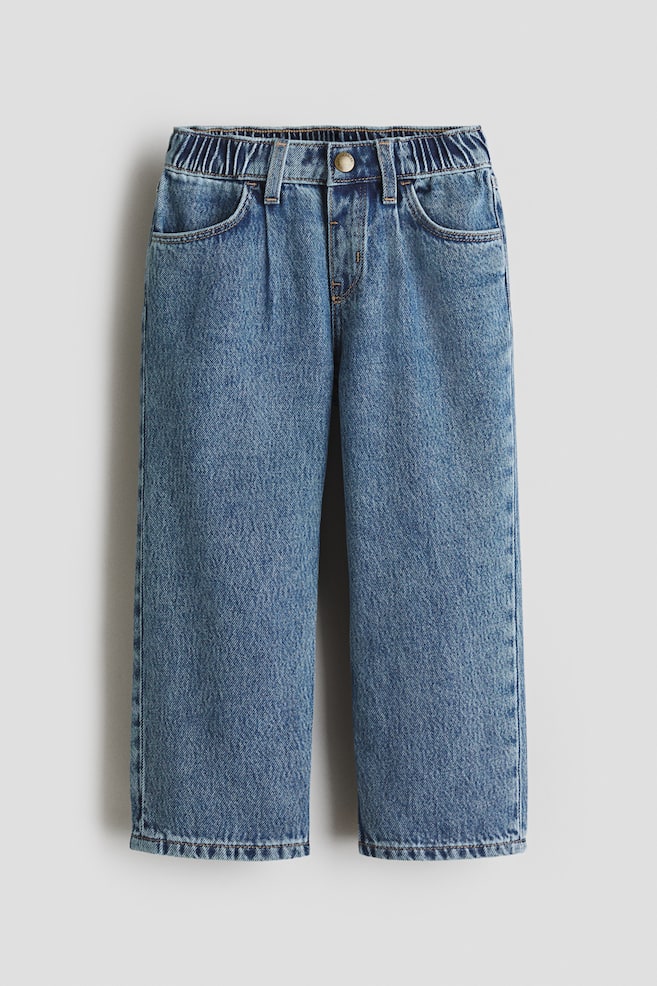 Jean à jambes larges - Bleu - 1