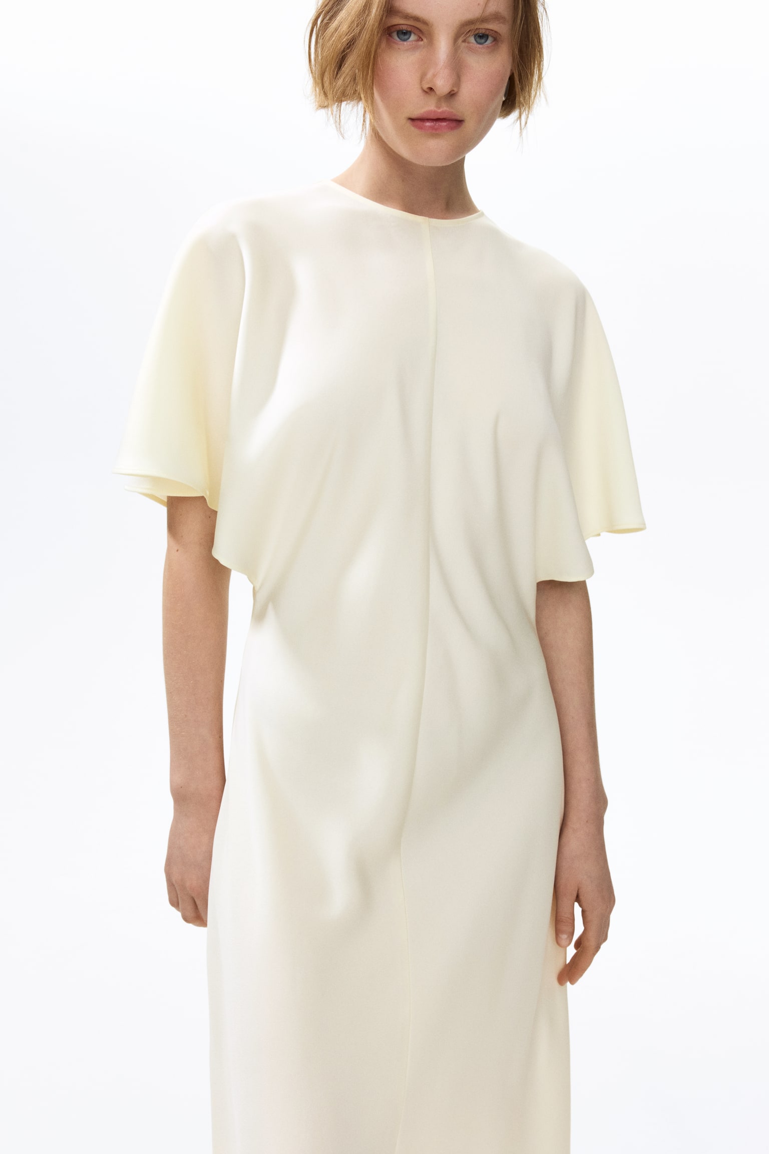 Satin midi dress - 3