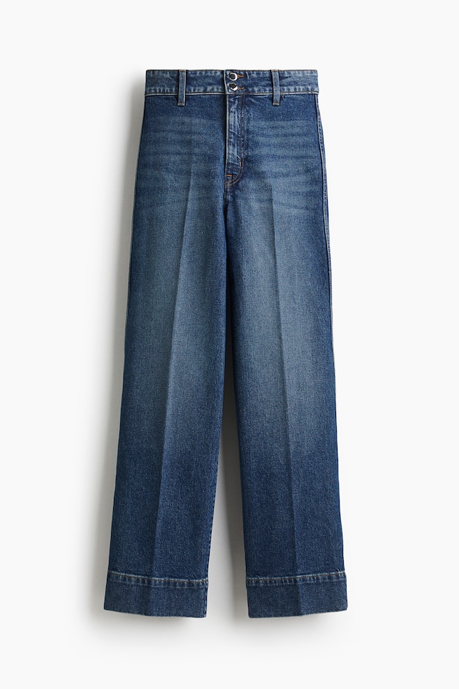 Wide High Jeans - Blu denim/Blu denim/Blu denim scuro/Blu denim chiaro/Bianco/Bordeaux - 1