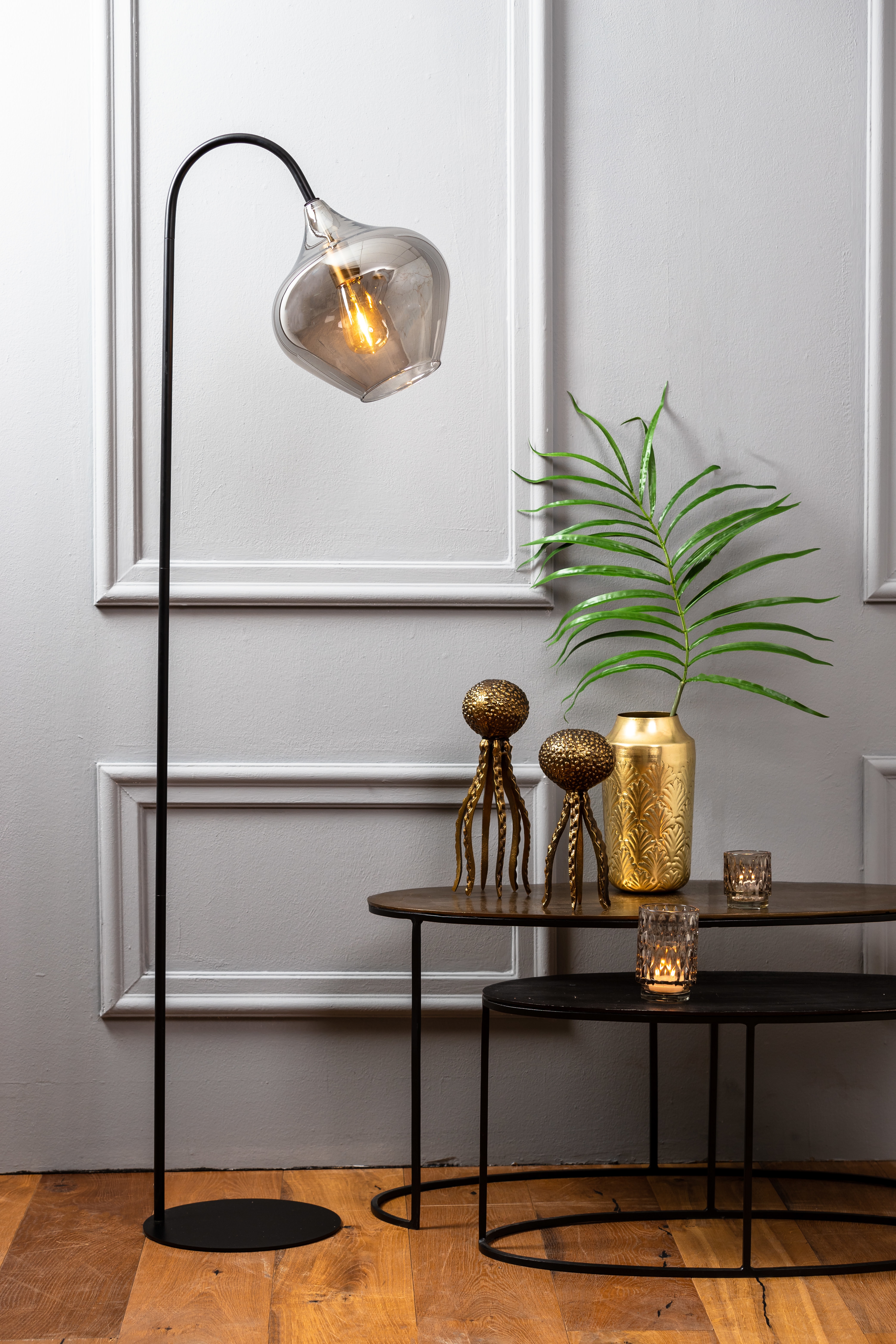 Rakel Gulvlampe - Røg