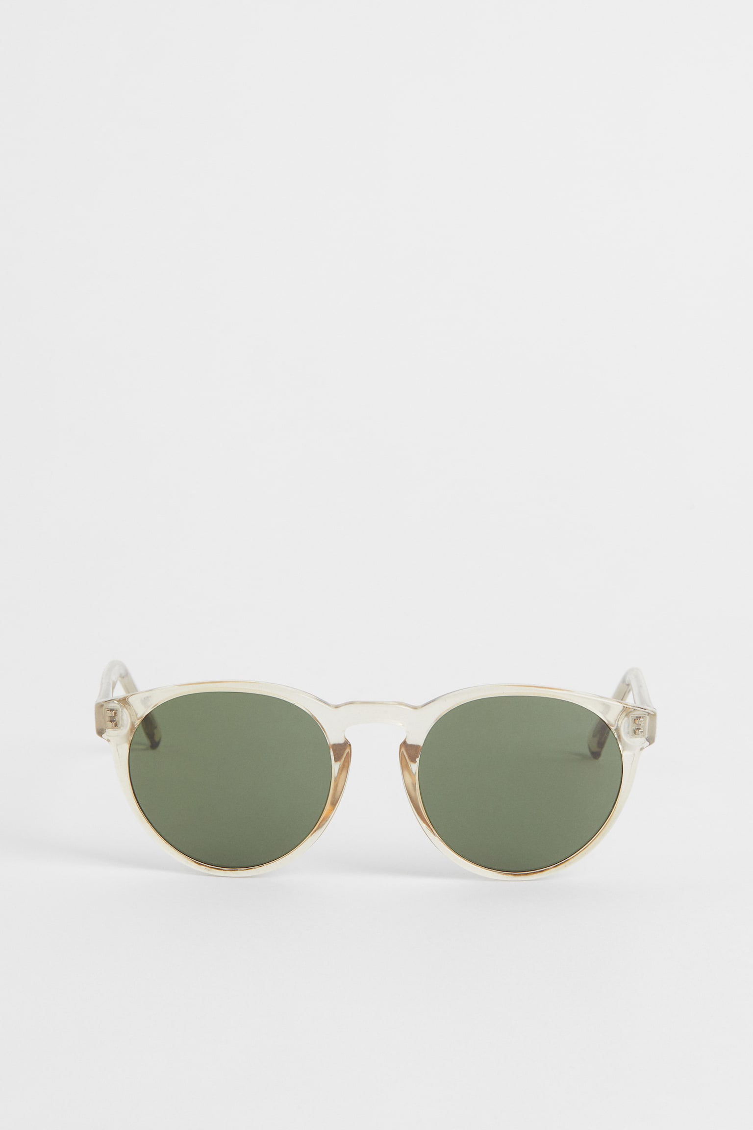 Round sunglasses - Transparent - 3