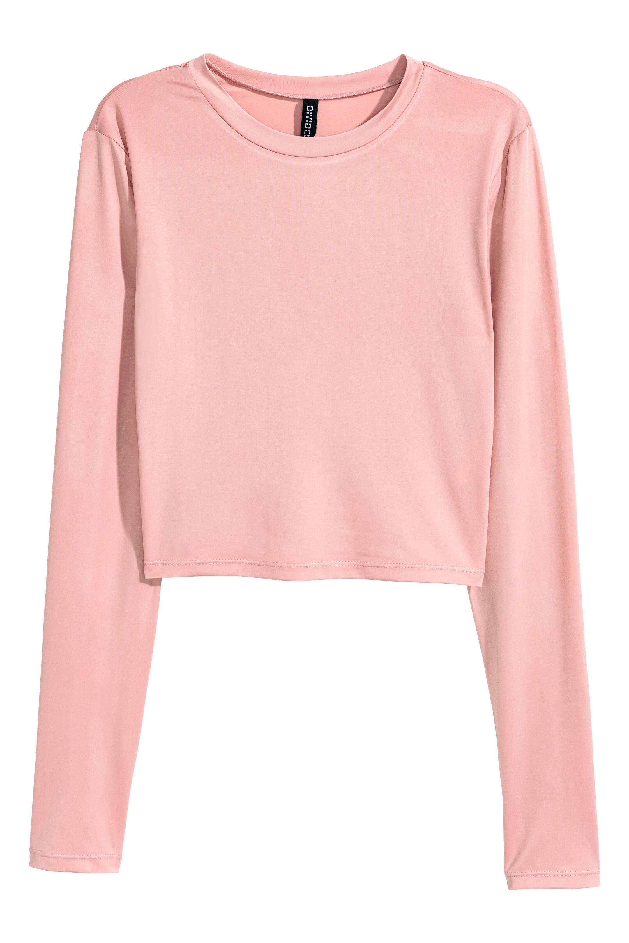 View larger image: Cropped top - Dusky pink - Ladies | H&M GB 1