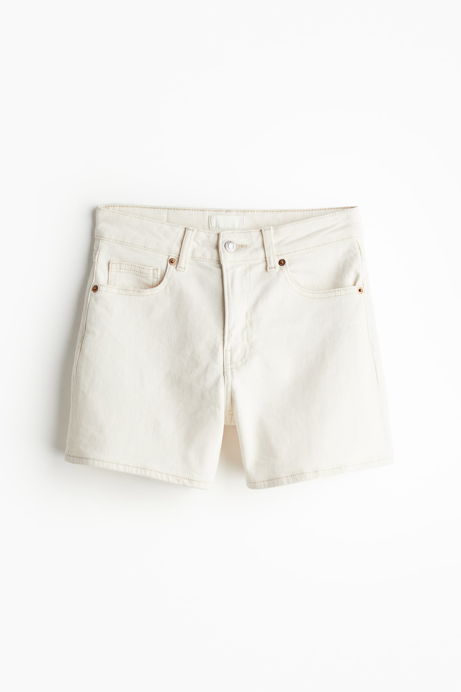 Regular Denim shorts - White - 2