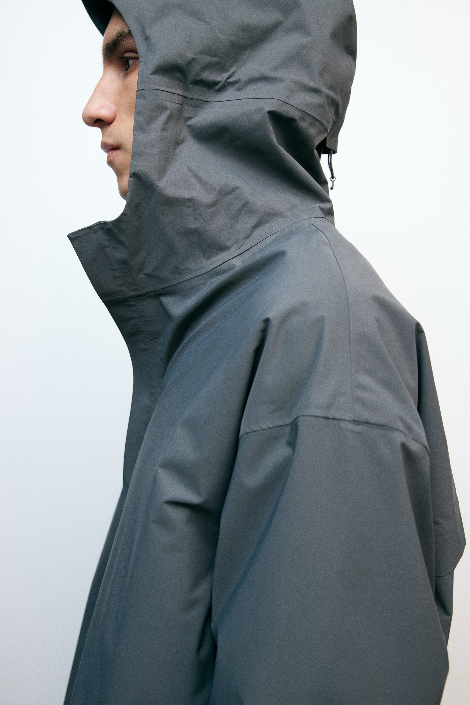 Rain parka with StormMove™ - Dark grey - 5