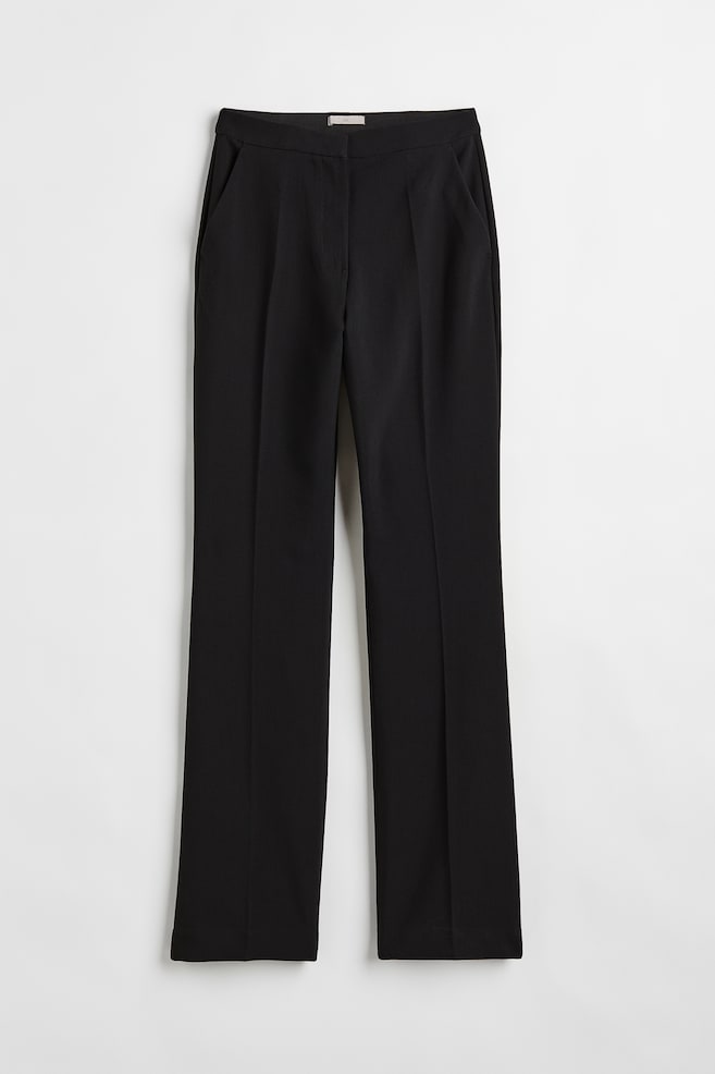 Tailored trousers - Black/Dark grey