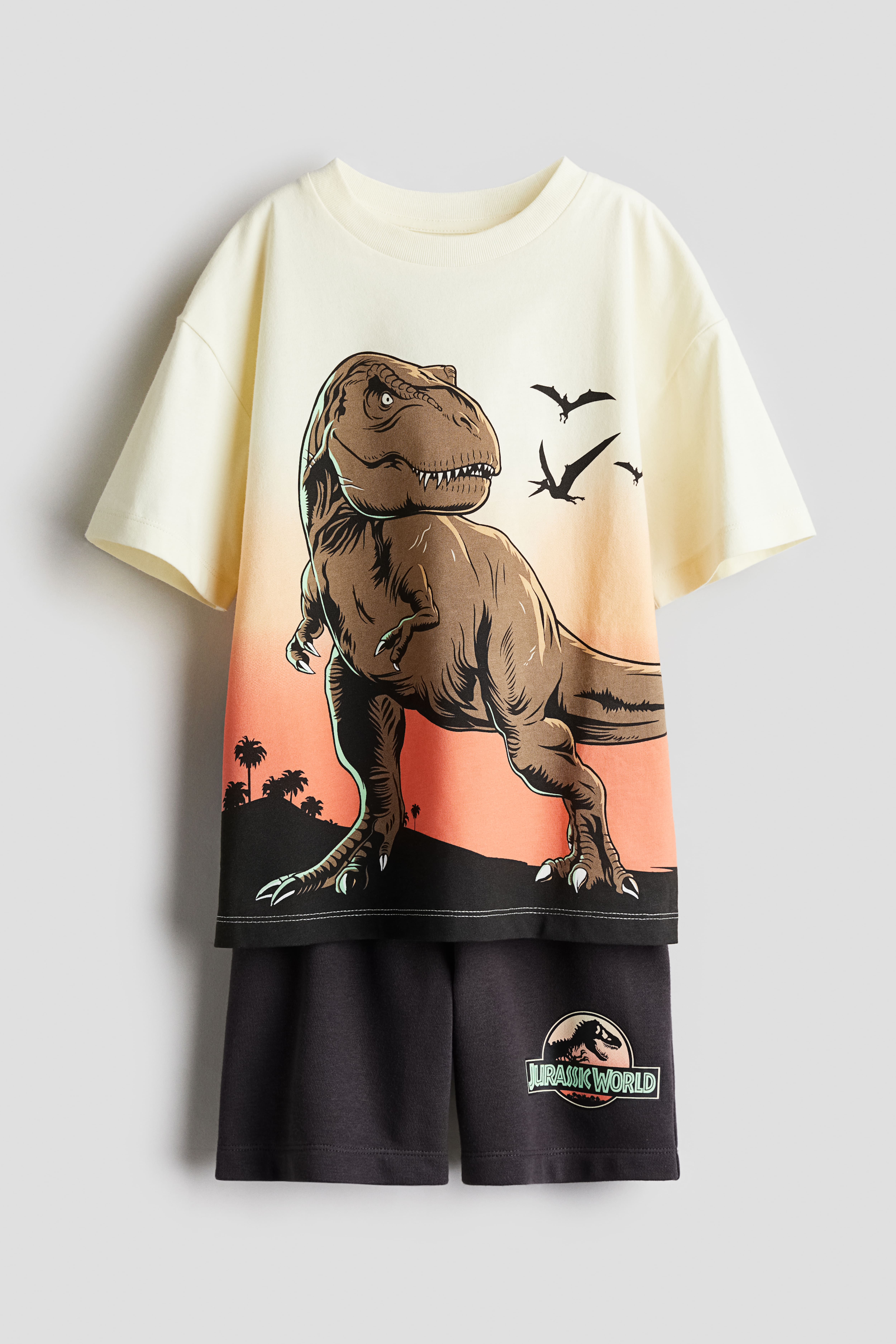 H&M Jurassic outlet world crewneck + jogger set