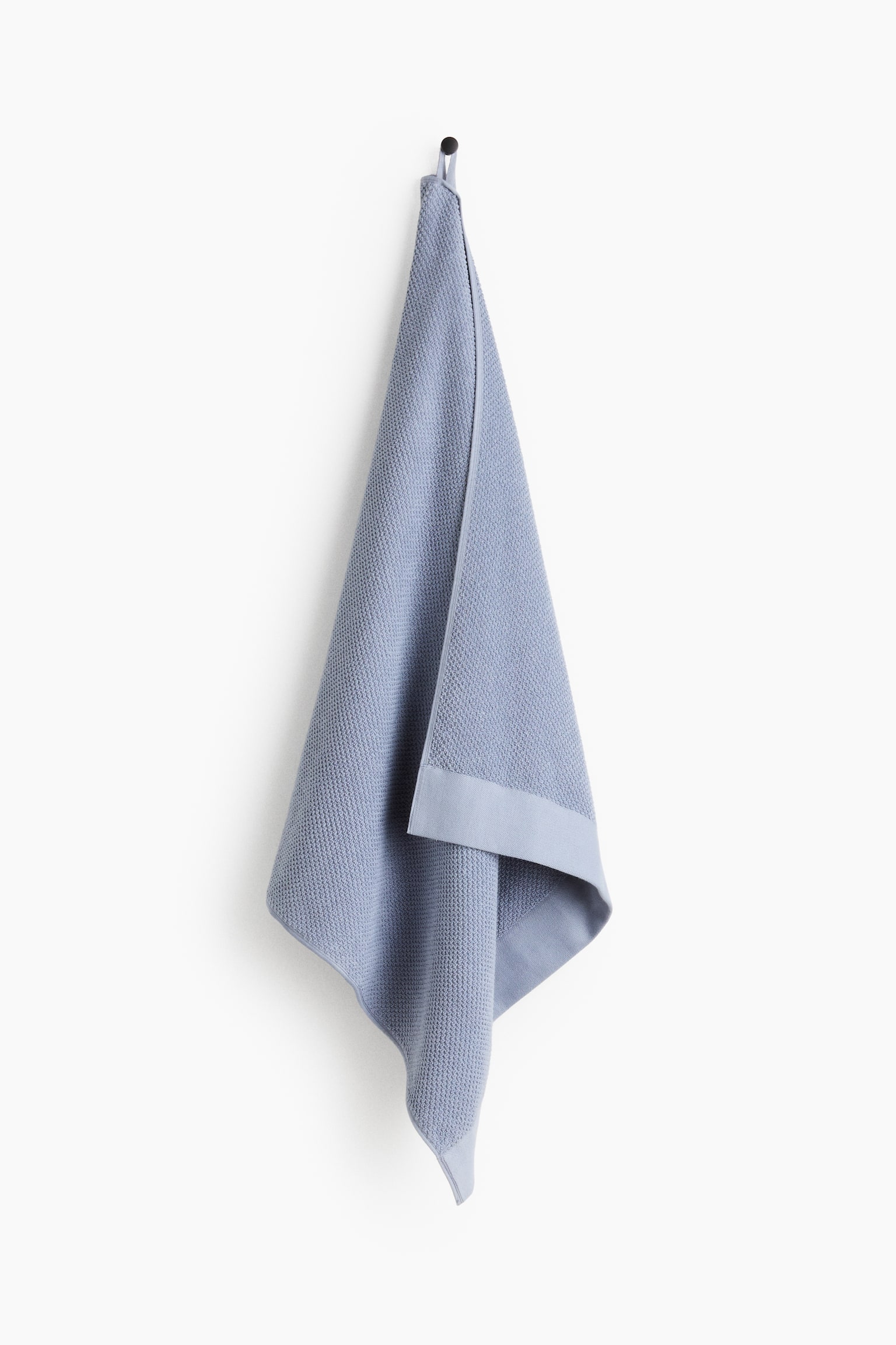Toalla de baño en algodón rizado - Azul empolvado/Beige claro/Topo/Verde salvia/Verde oscuro/Naranja/Blanco/Verde salvia/Marrón oscuro/Negro/Verde salvia/Blanco/Negro