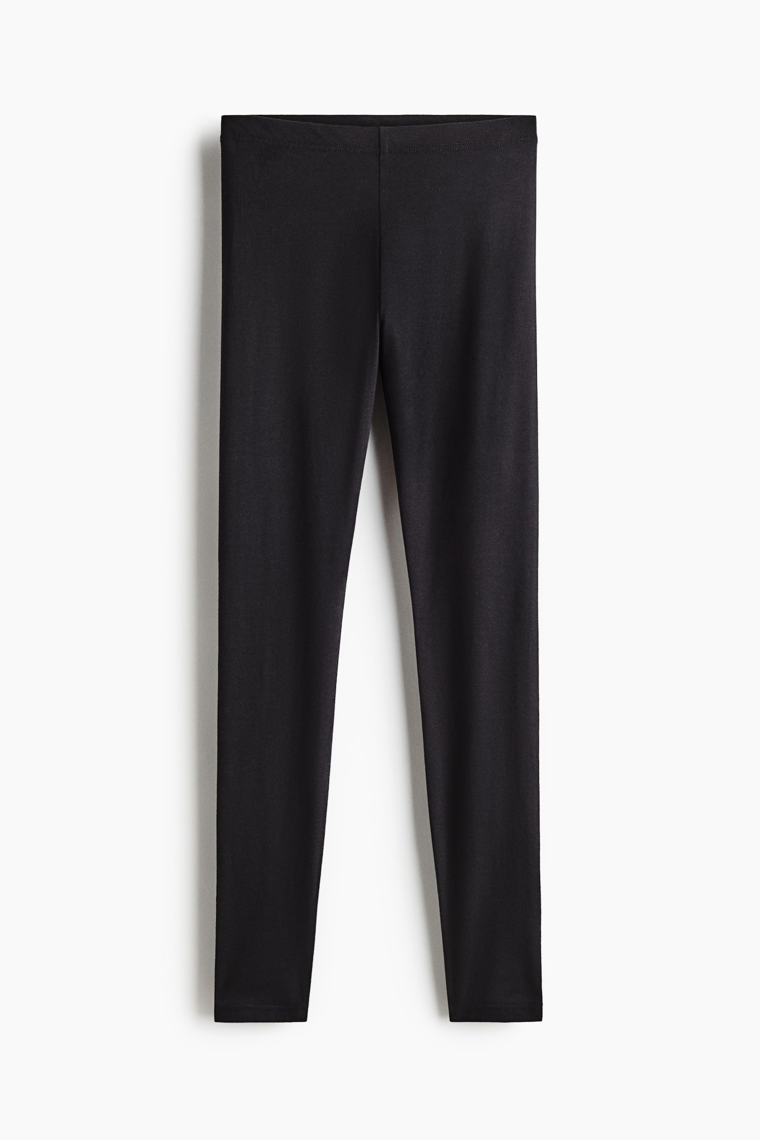 Женские леггинсы H&M Cotton, цвет: Чёрный — фото 1