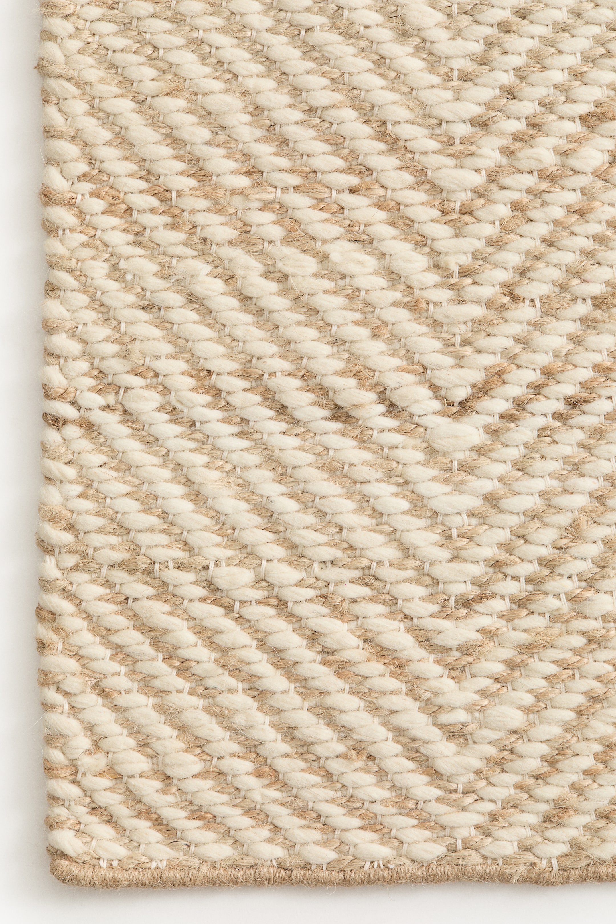 Wool-Blend Herringbone Runner Rug