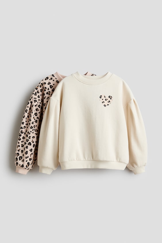 Детские худи H&M 2-Pack Printed Sweatshirts