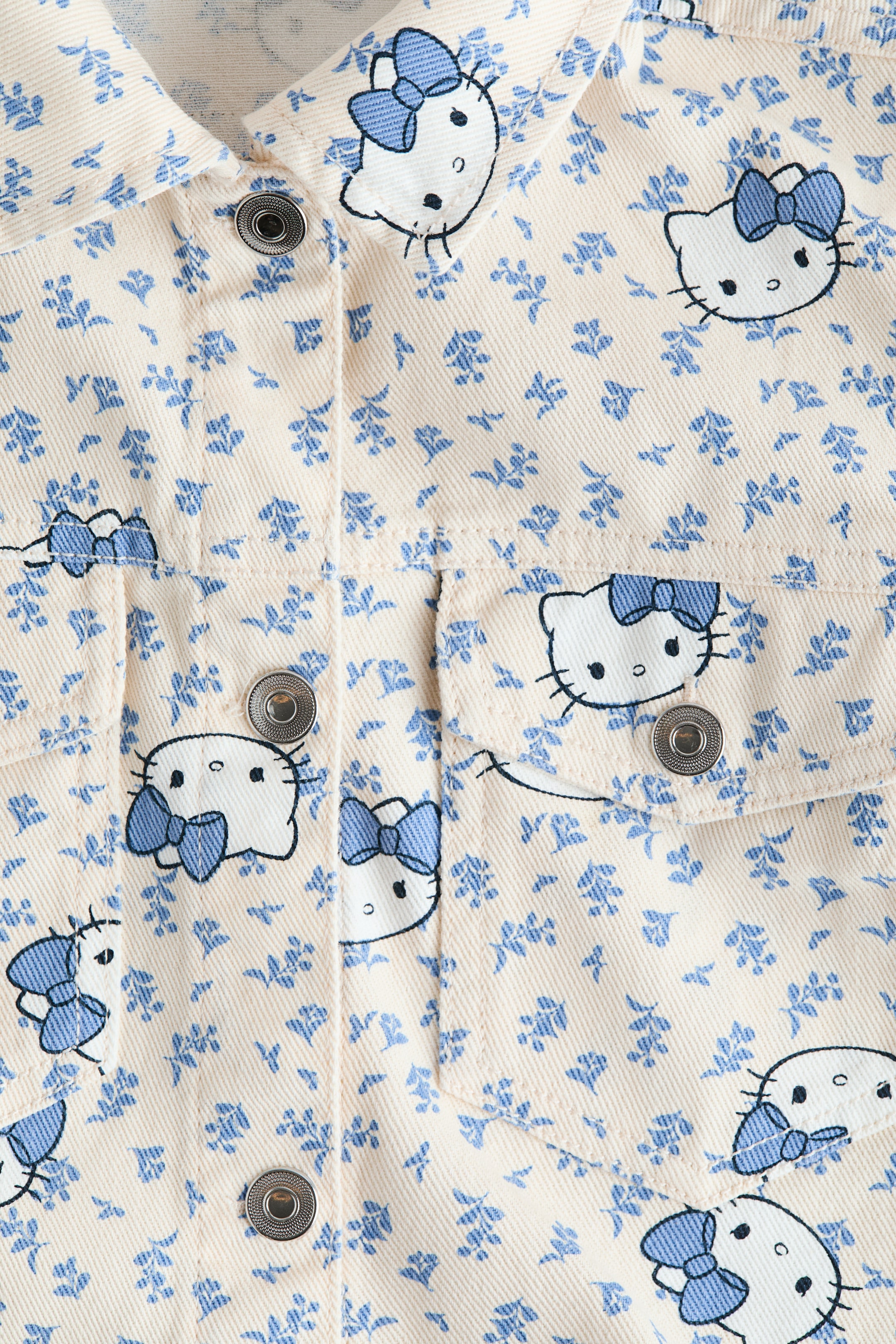 Детские куртки H&M Printed Twill Jacket — фото 3