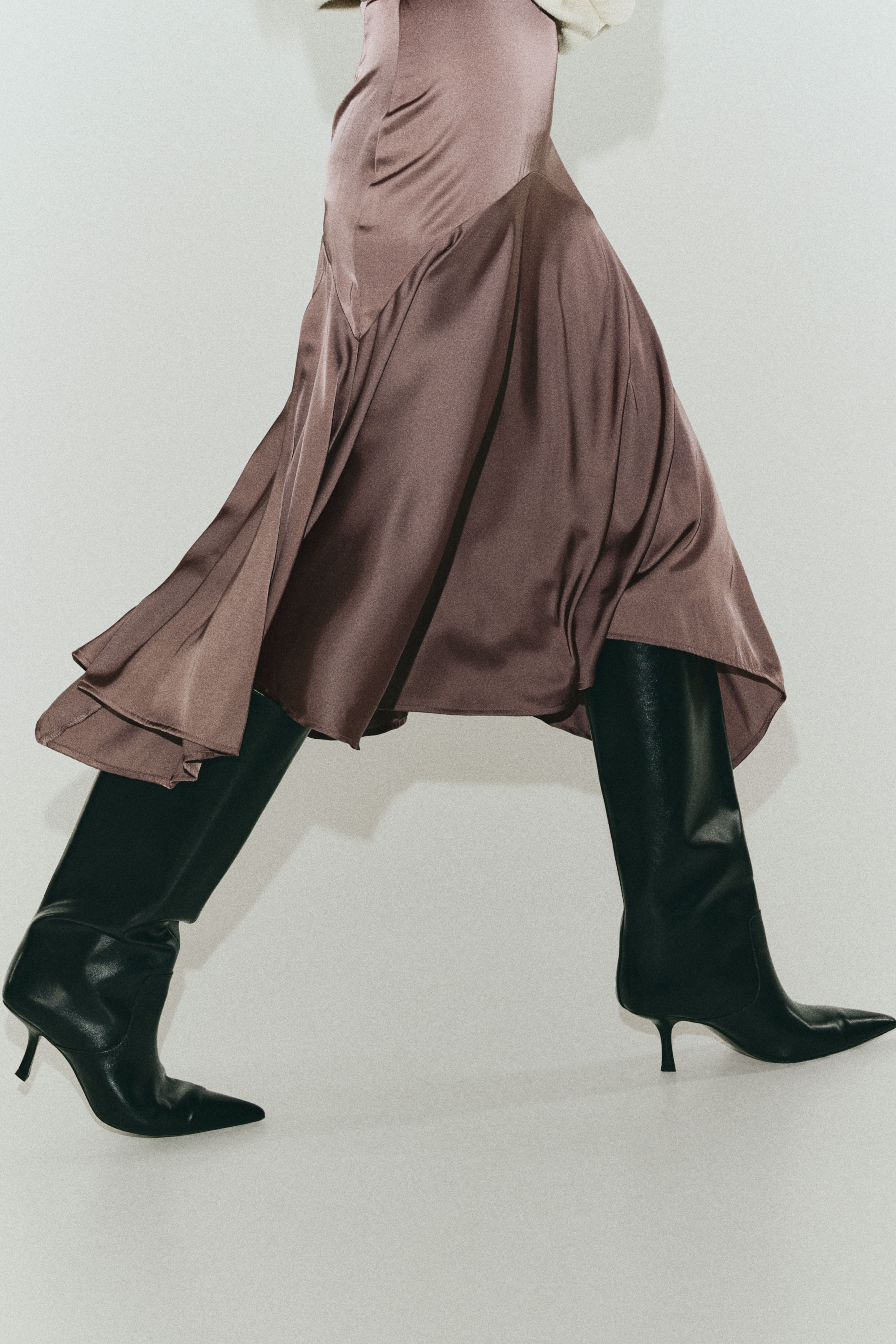 Satin Twill Skirt