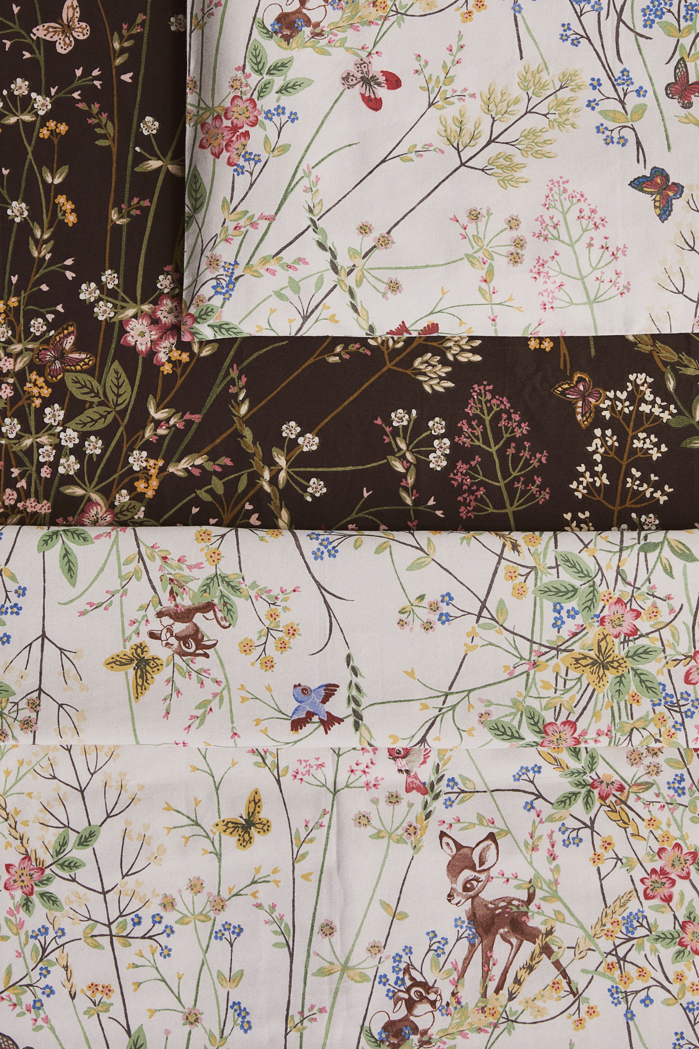 아기 침대 매트리스 커버 - 브라운/밤비/라이트 블루/밤비/화이트/밤비/핑크/밤비