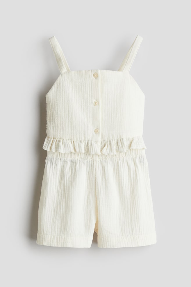 2-piece Muslin Set - White - 1