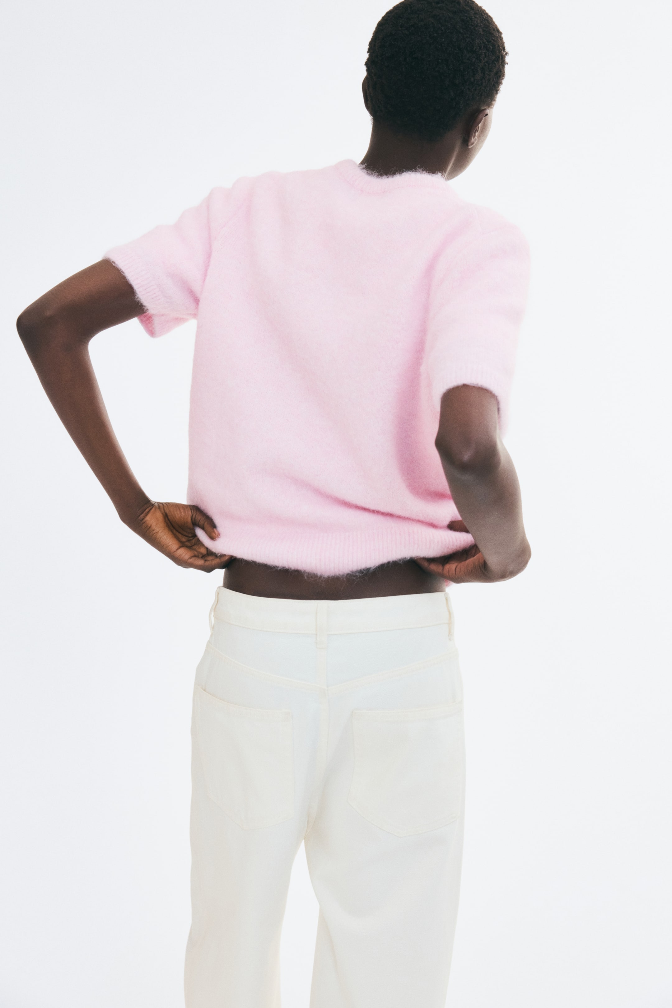 Short-Sleeved Sweater