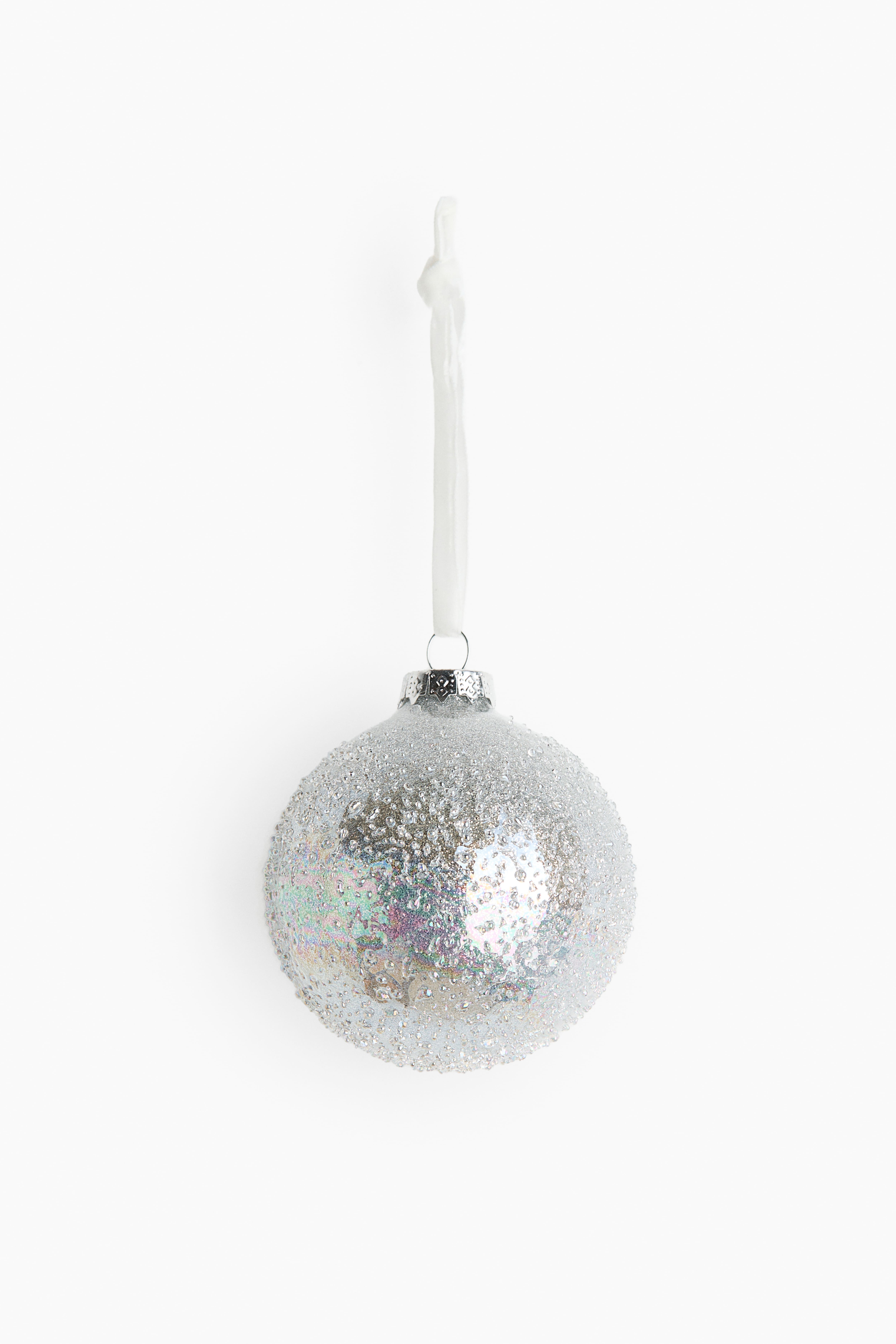 Boule en verre texturé