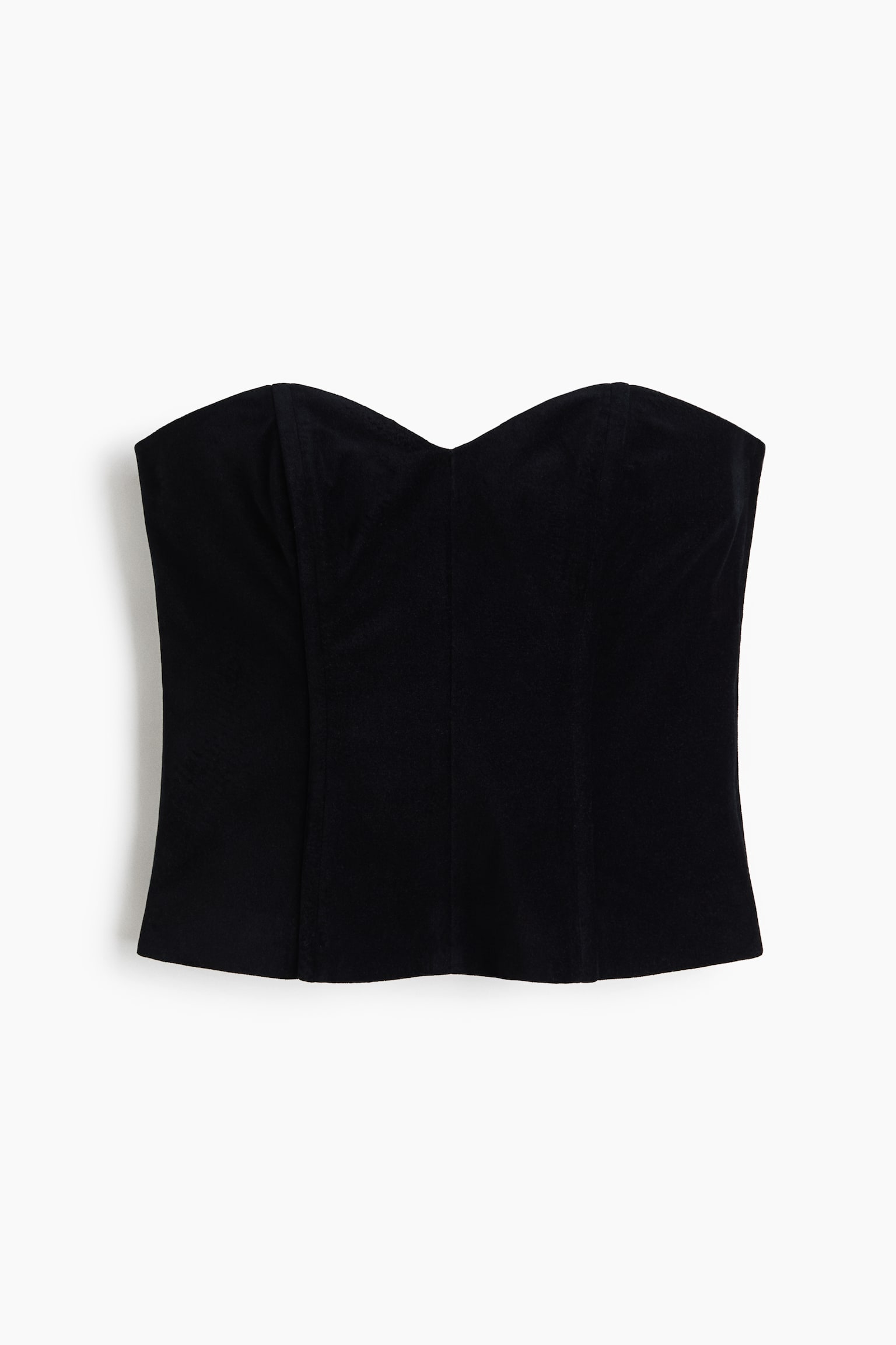 Bustier top - Black - 2