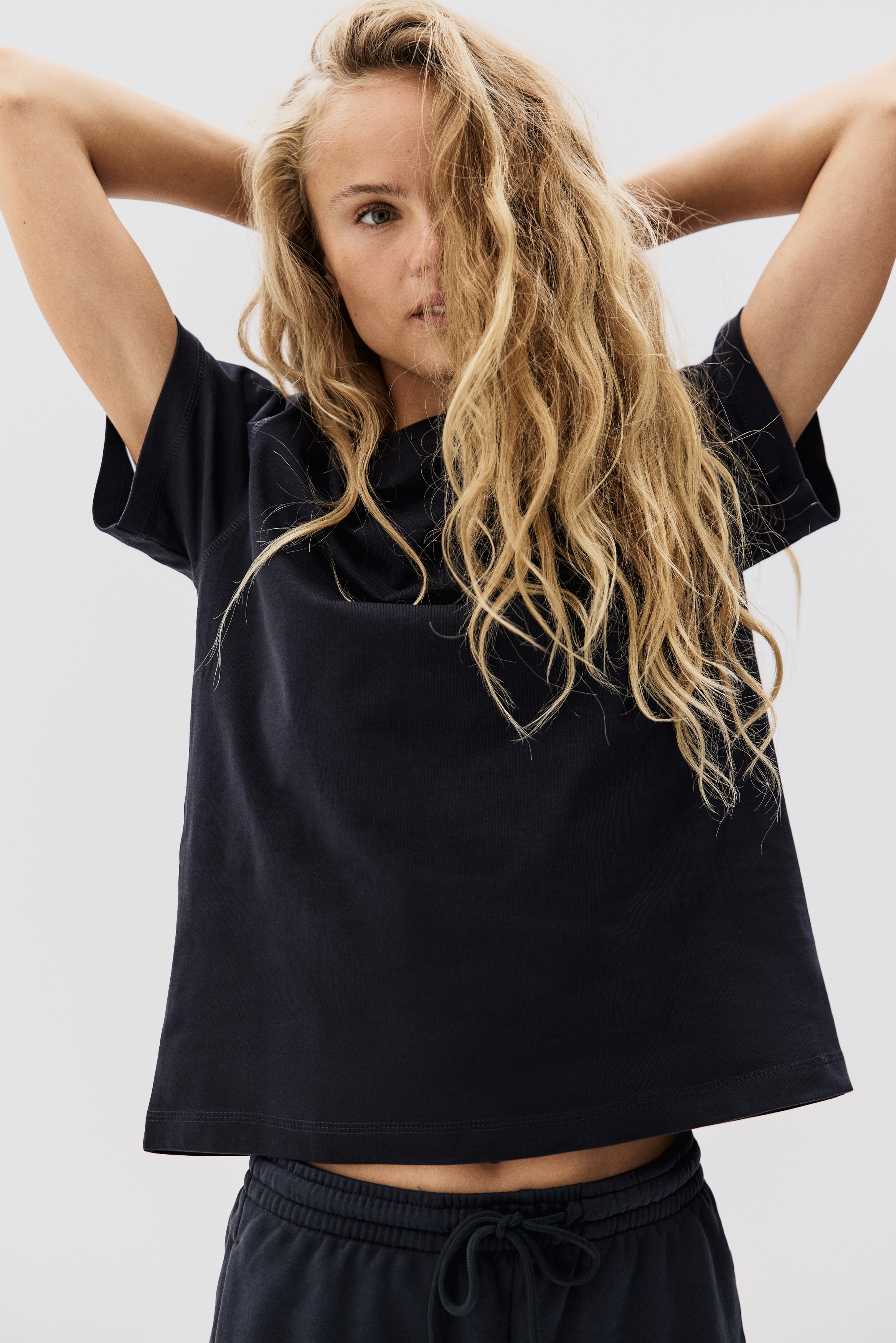 Oversized cotton T-shirt