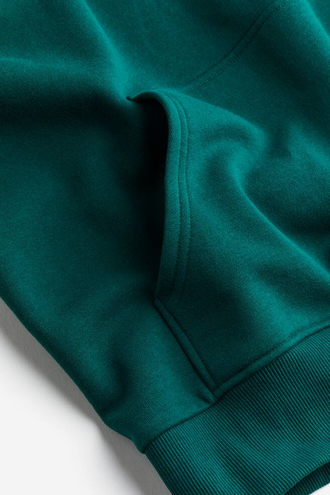 Oversized hoodie - Dark green/Black/Dark grey/Light grey marl - 3