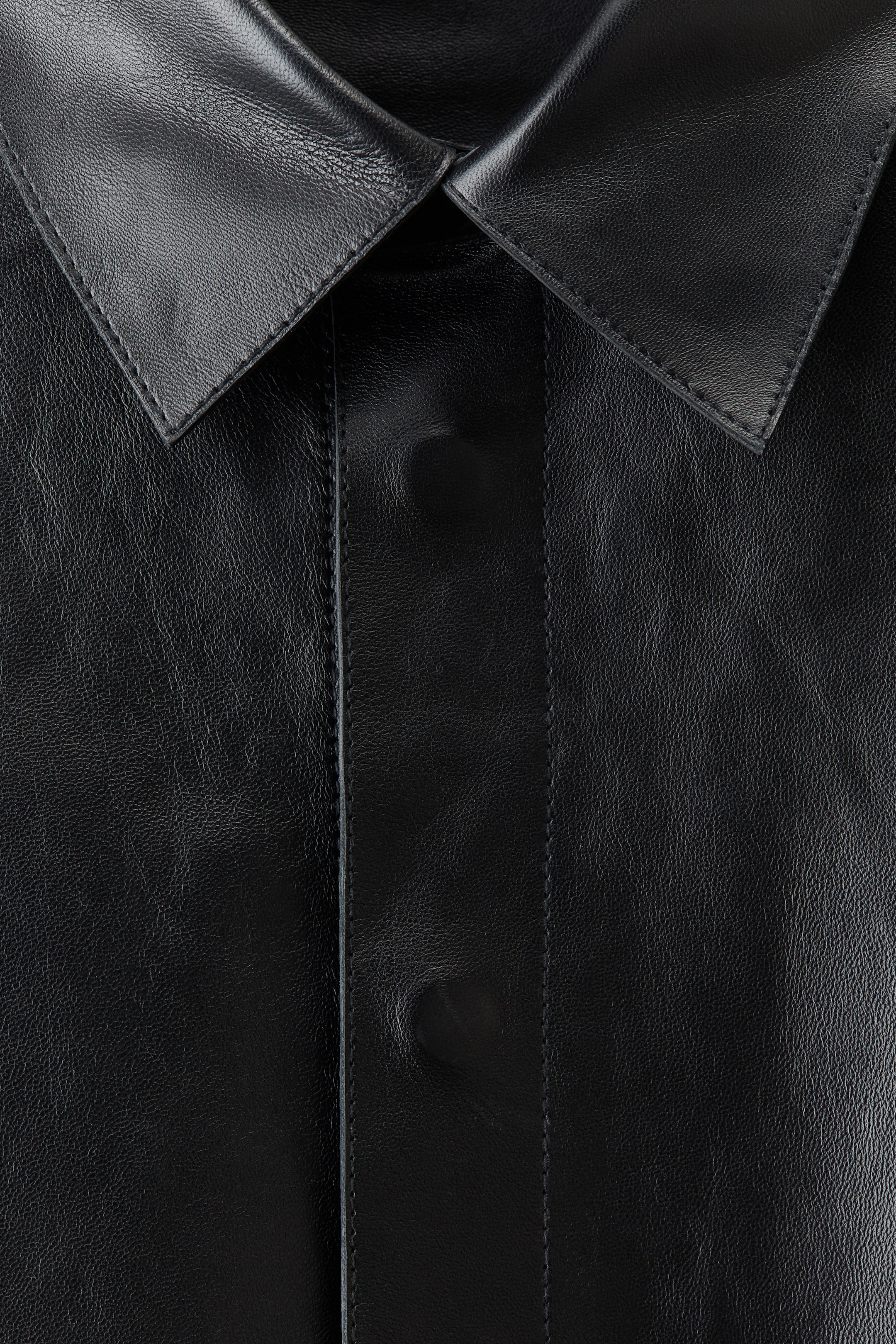 Leather Overshirt