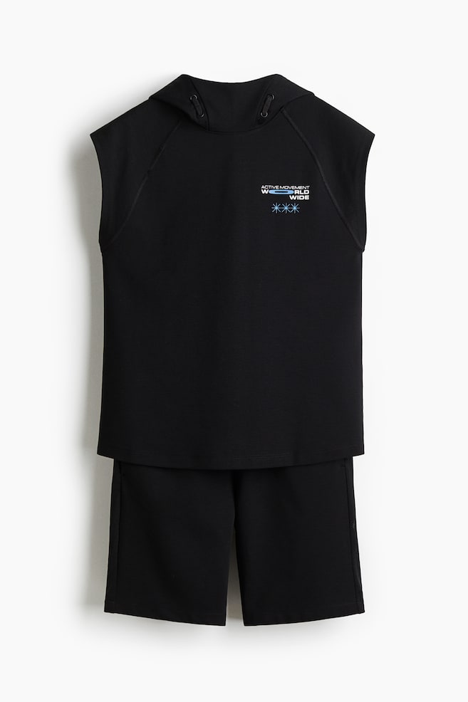 Conjunto deportivo de 2 piezas - Negro/World Wide - 1