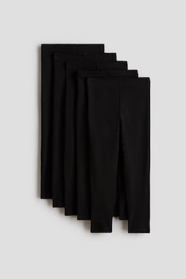 5-pack leggings i bomull