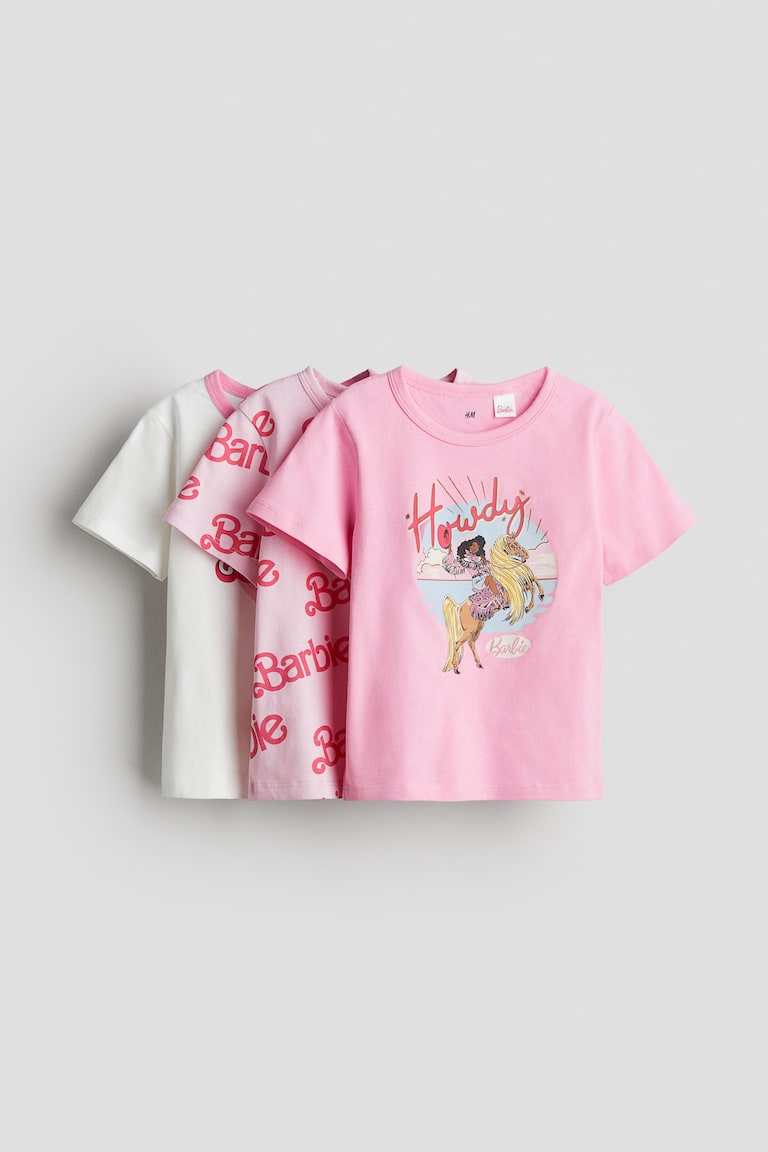 3-pack Printed Jersey Tops