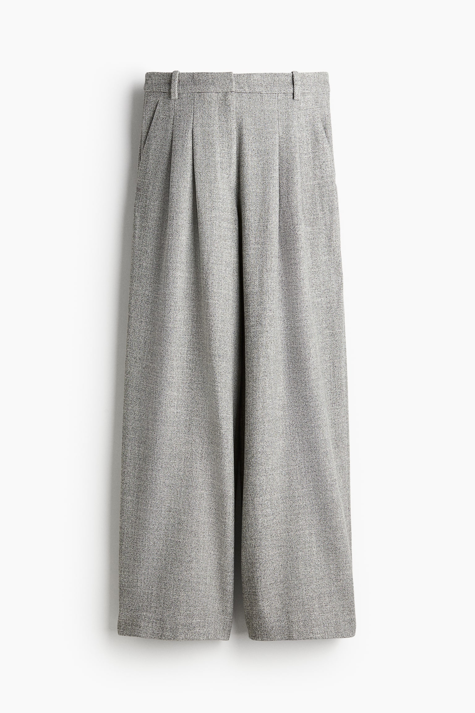 Wide trousers - Grey marl/Black/Greige/Grey/Herringbone-patterned/Dark grey/Black marl - 2