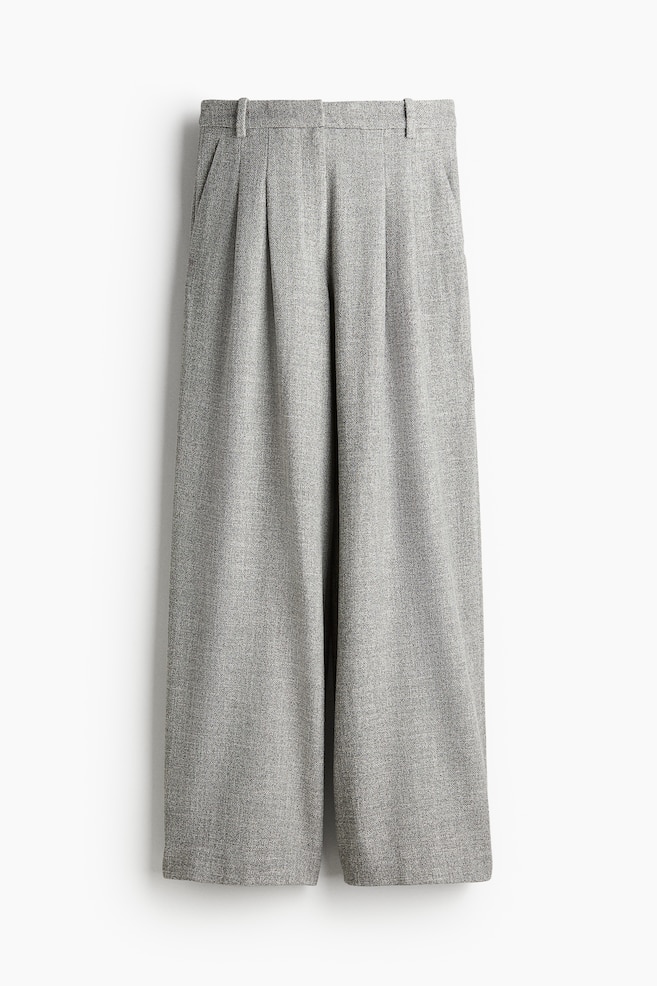 Wide trousers - Grey marl/Black/Light mole/Grey marl - 1
