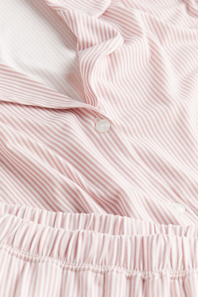 MAMA Before & After-pyjamas - Lys rosa/Stripet - 2