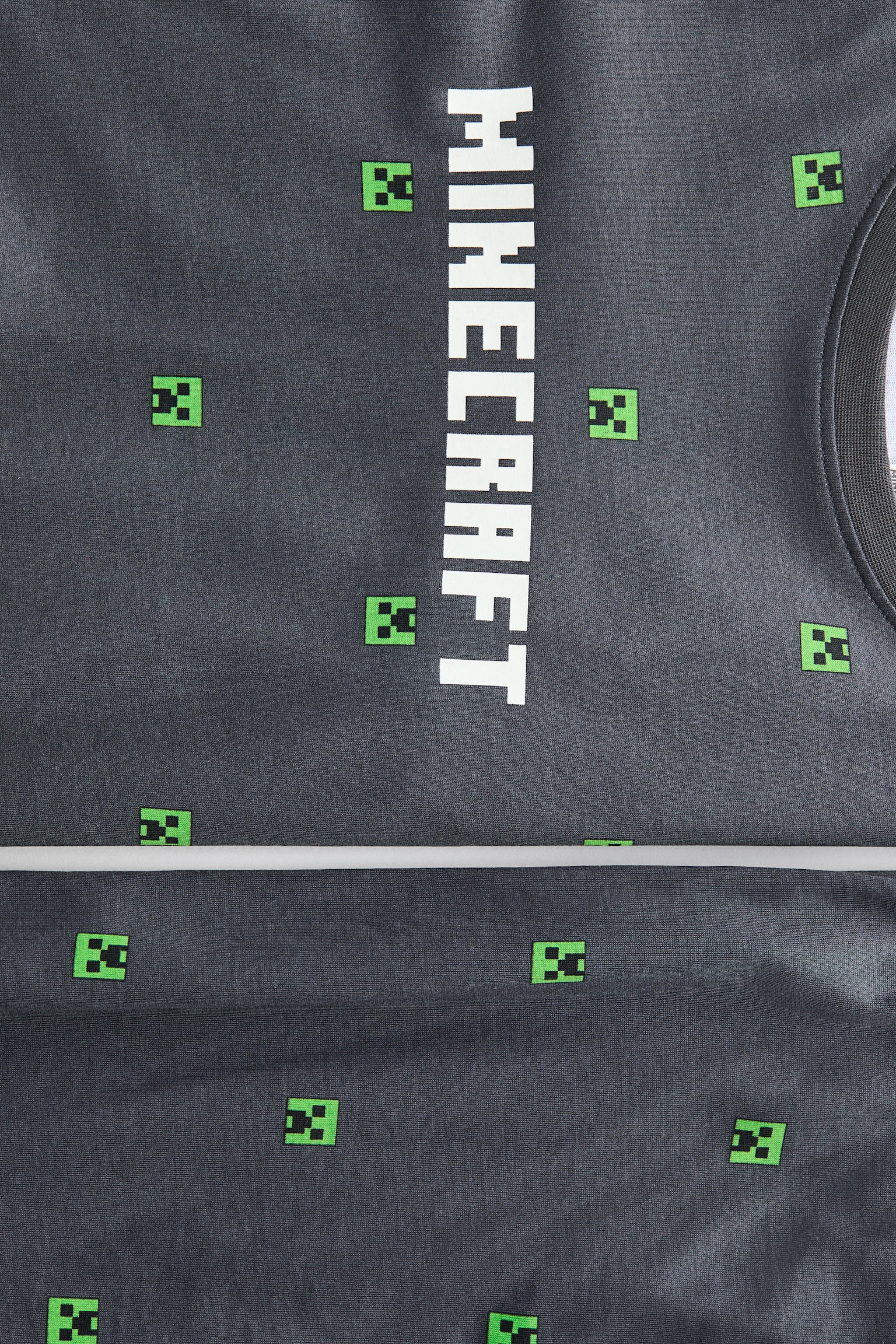 Printed cotton jersey pyjamas - Dark grey/Minecraft/Light beige/Cars/Grey/Sonic the Hedgehog/Light grey/Batman/Blue/Sonic the Hedgehog/Black/Marvel Comics/Light beige/PAW Patrol/Light grey marl/Hot Wheels/White/Pokémon/Dusty green/Minecraft/White/Spider-Man/Blue/Pokémon - 2