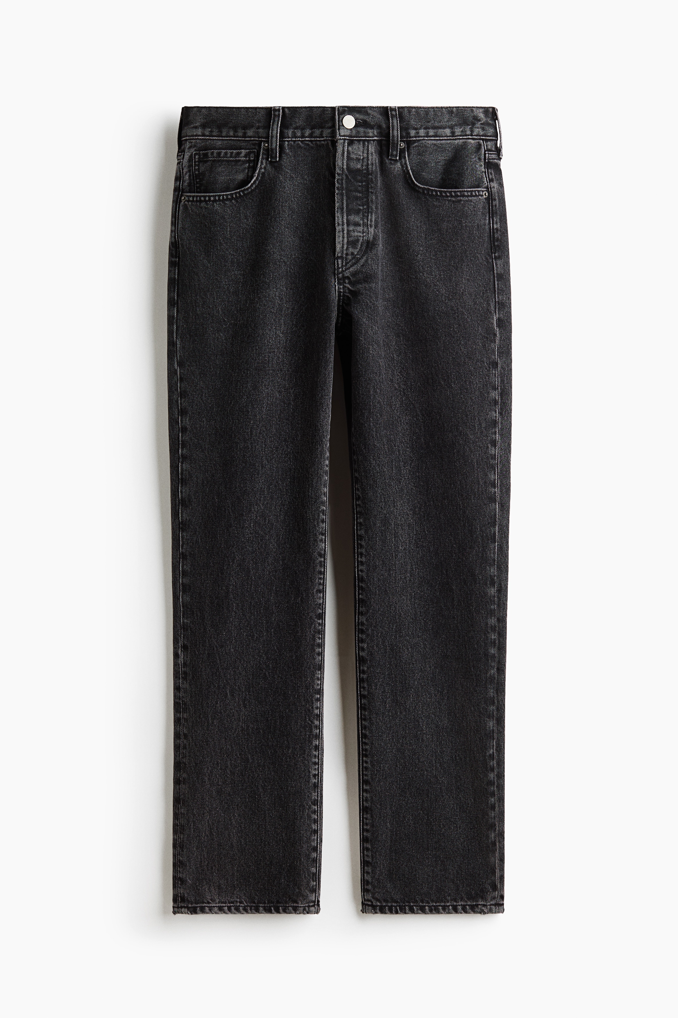 Straight Regular Waist JeansModel