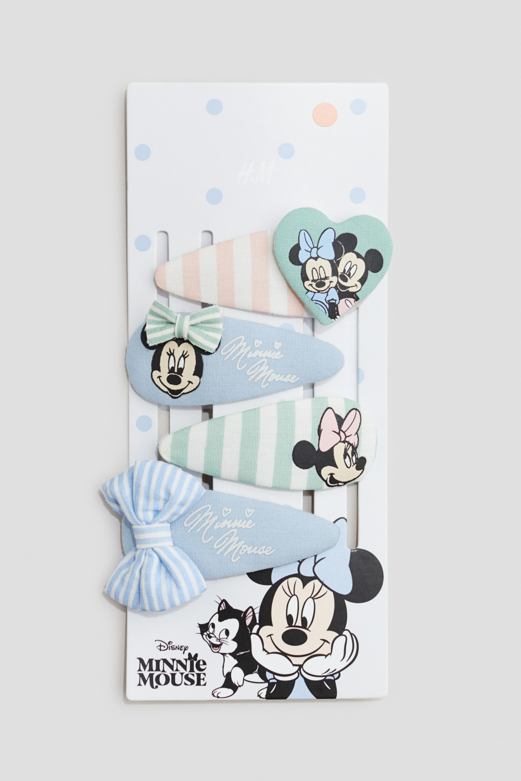Ampliar la imagen: 4-pack Broches para el cabello - Azul claro/Minnie Mouse - Kids | H&M MX 1